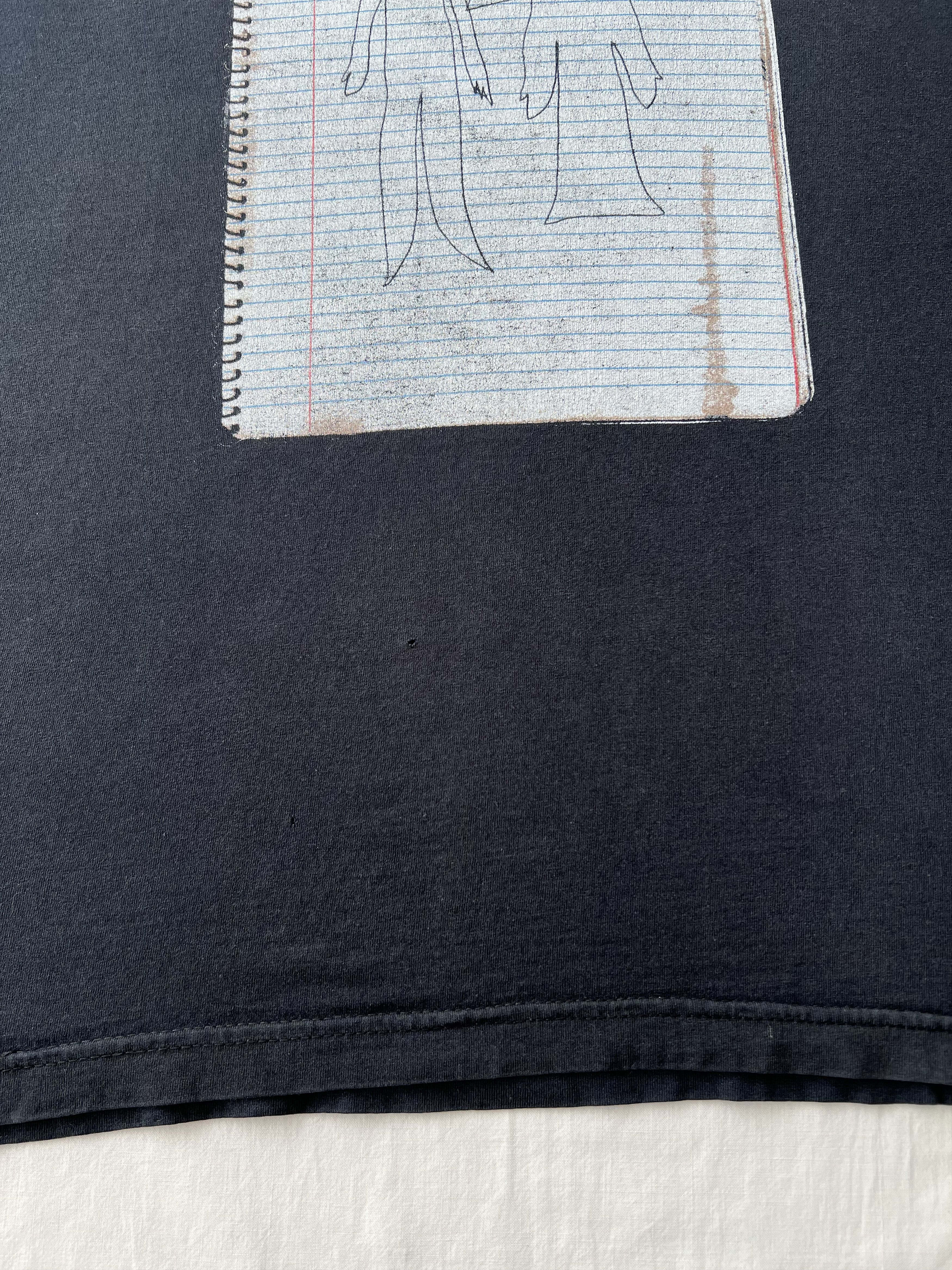 Band Tees Vintage 2003 Nirvana Ghost Notebook Kurt Cobain T-shirt Size US L / EU 52-54 / 3 - 9 Thumbnail