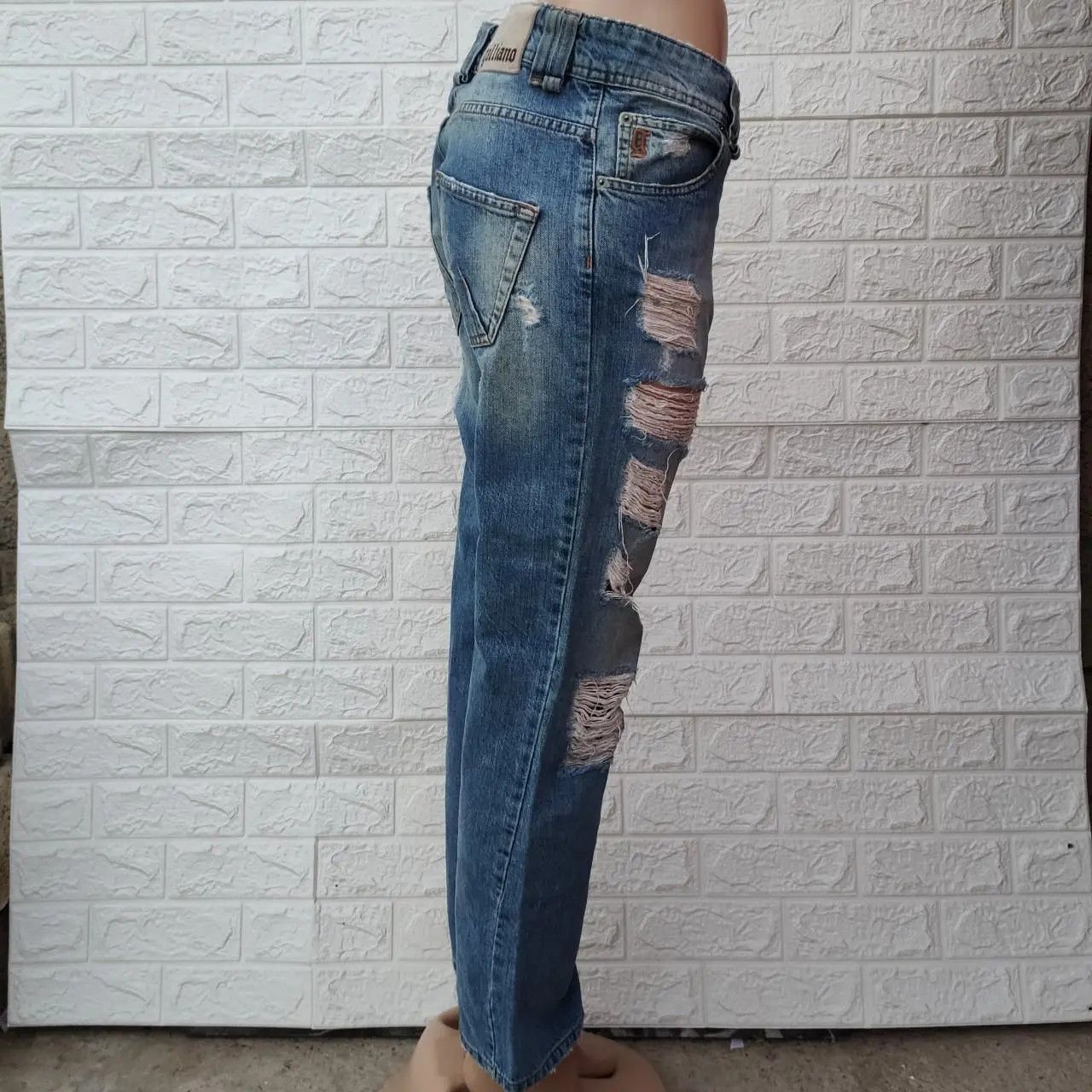 John Galliano Galliano jeans Size 26" / US 2 / IT 38 - 1 Thumbnail