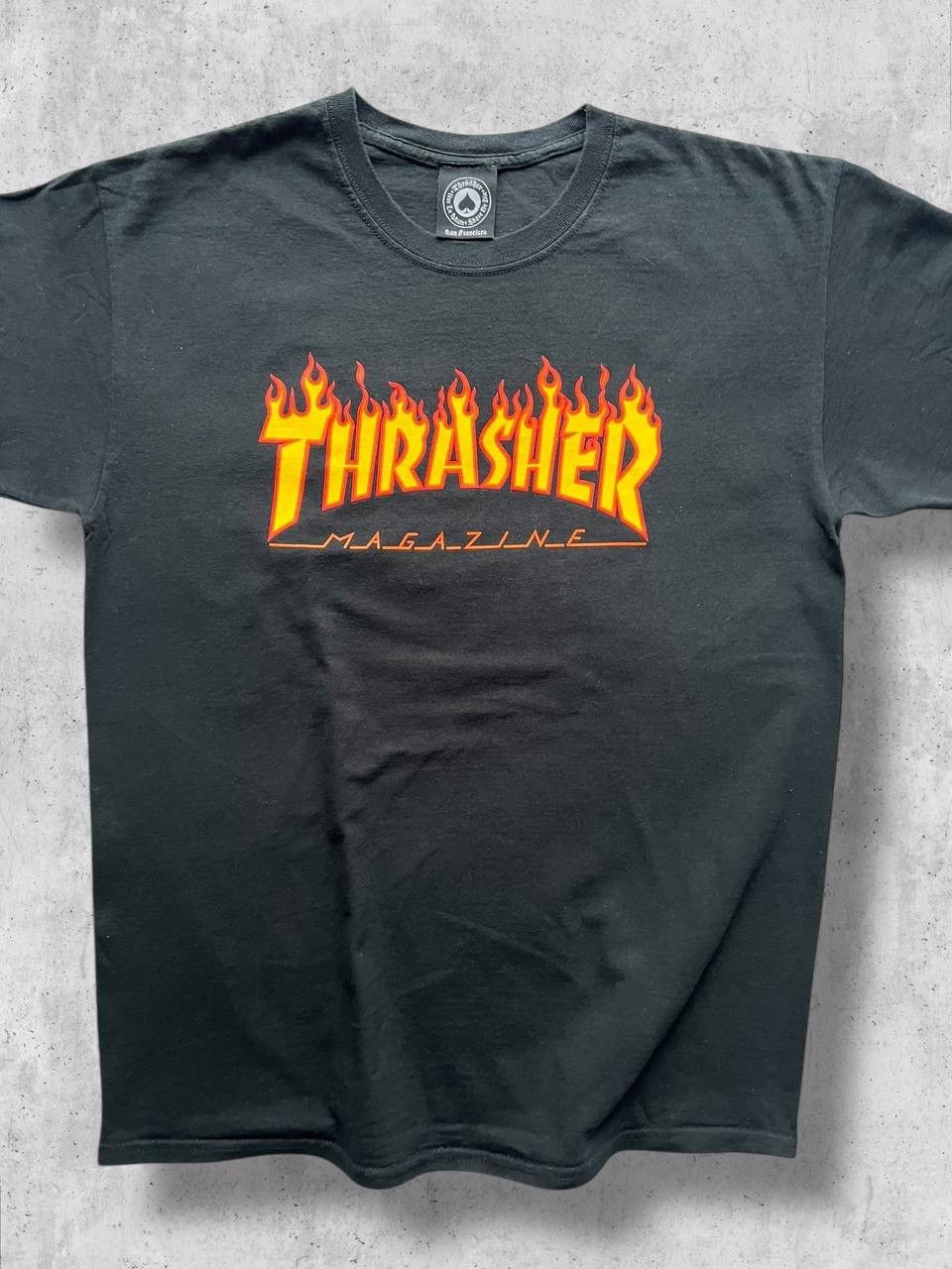 Thrasher Thrasher graphic logo flame vintage tee t shirt Size US M / EU 48-50 / 2 - 3 Thumbnail