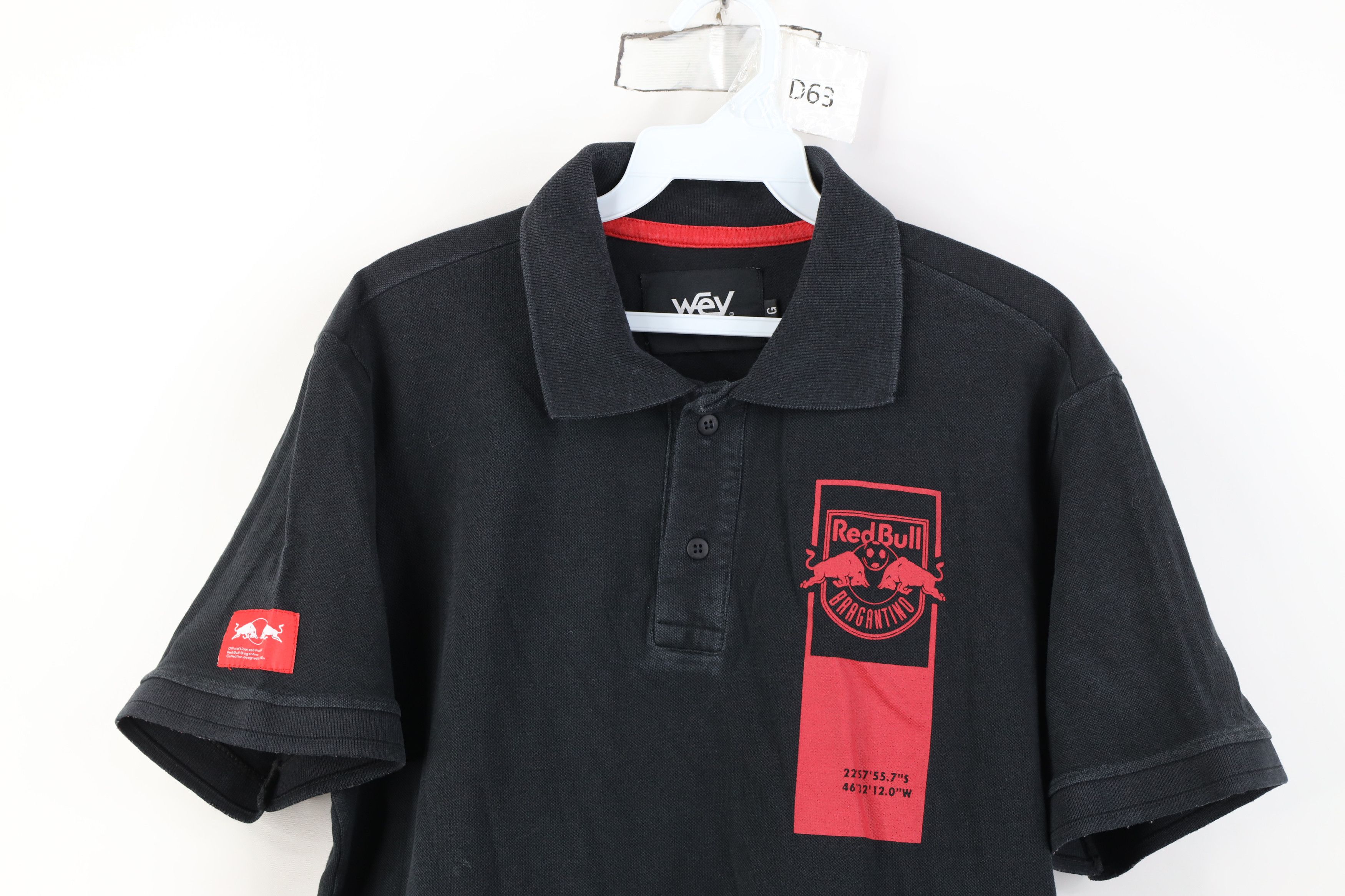 Vintage Vintage Brazil Serie A Red Bull Bragantino Soccer Polo Size US L / EU 52-54 / 3 - 2 Thumbnail