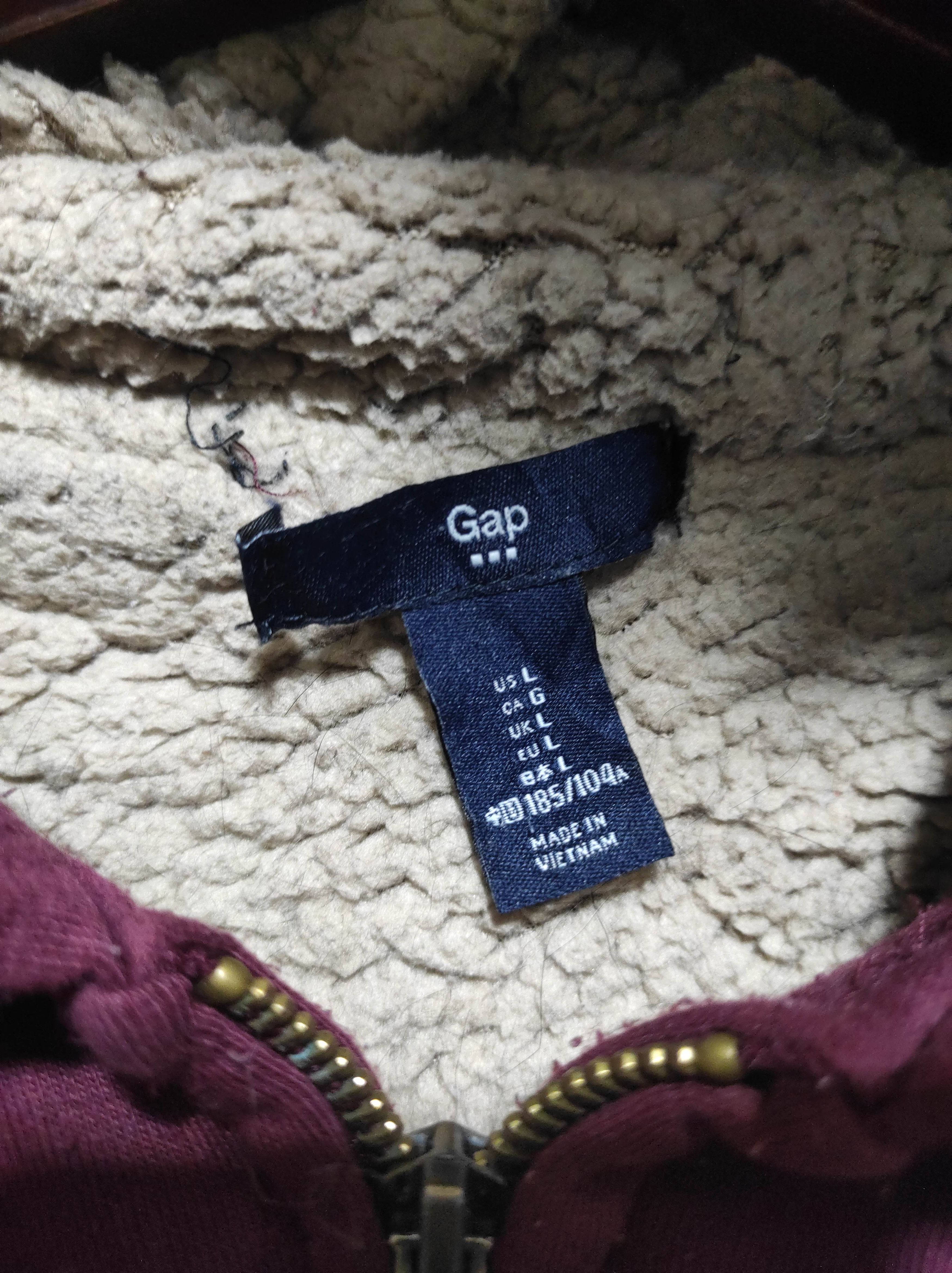Gap GAP Sherpa Zip Fur Hoodie IfSixWasNine LGB style Size US L / EU 52-54 / 3 - 9 Thumbnail
