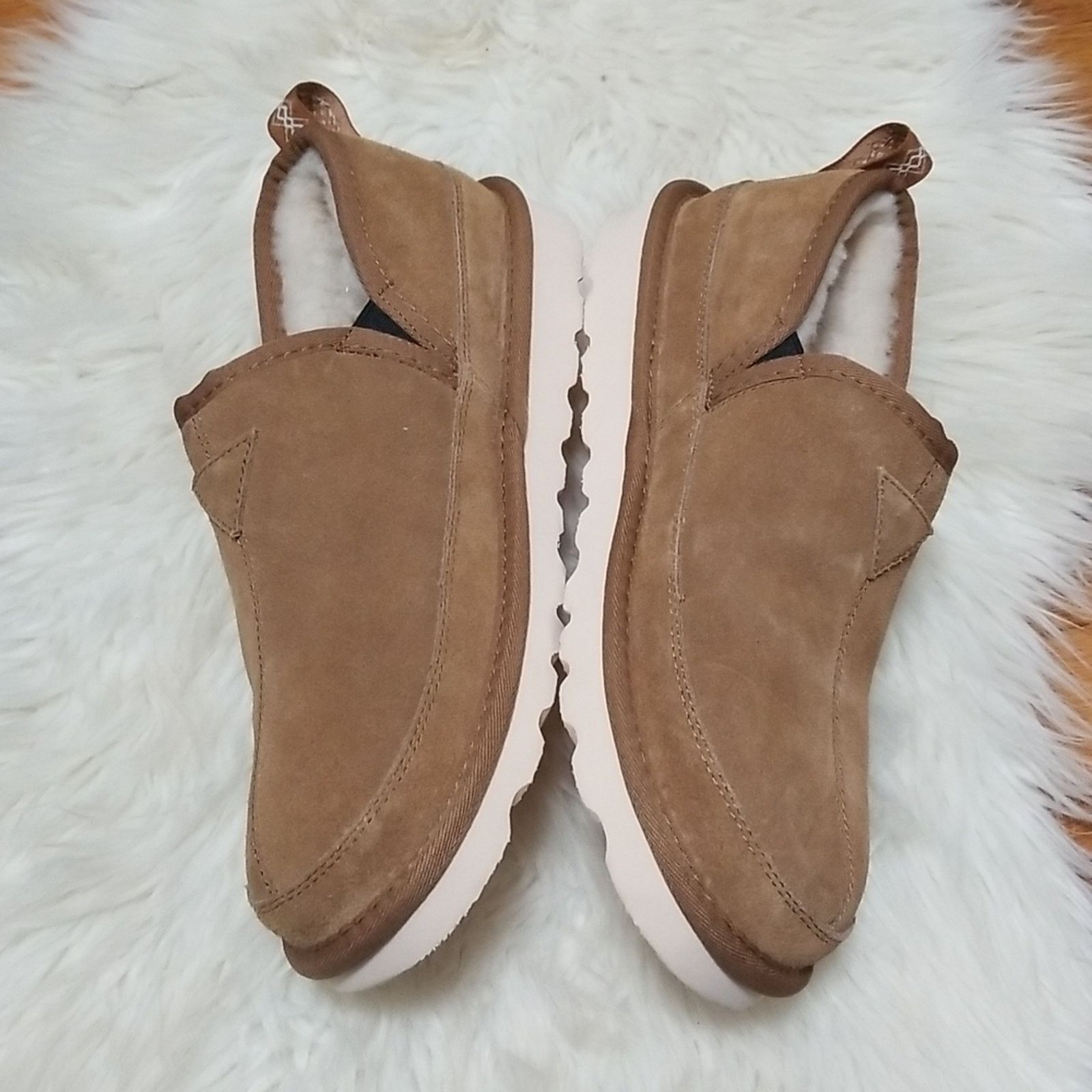 Other NEW Smith's Workwear Suede Shearling Slip On Shoes Size US 10 / EU 43 - 2 Thumbnail