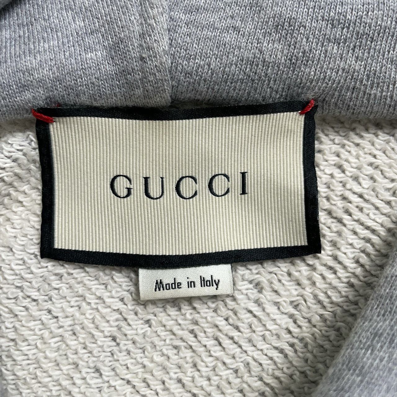 Gucci Gucci Gray logo zipper hooded jacket 2501-Nextarrow Size US M / EU 48-50 / 2 - 3 Thumbnail