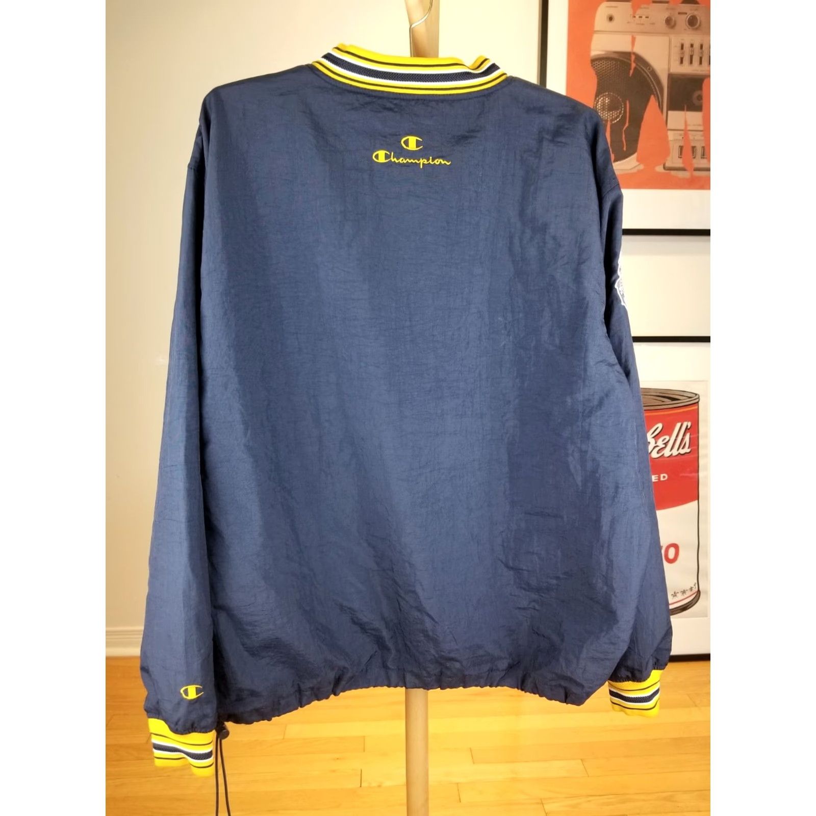 Champion VINTAGE CHAMPION USA COAST GUARD PULLOVER JACKET Navy Large Men L Blue Windbreaker Cross Shoulder 23 INCH 26 INCH 27 INCH 29 INCH Size US L / EU 52-54 / 3 - 4 Thumbnail