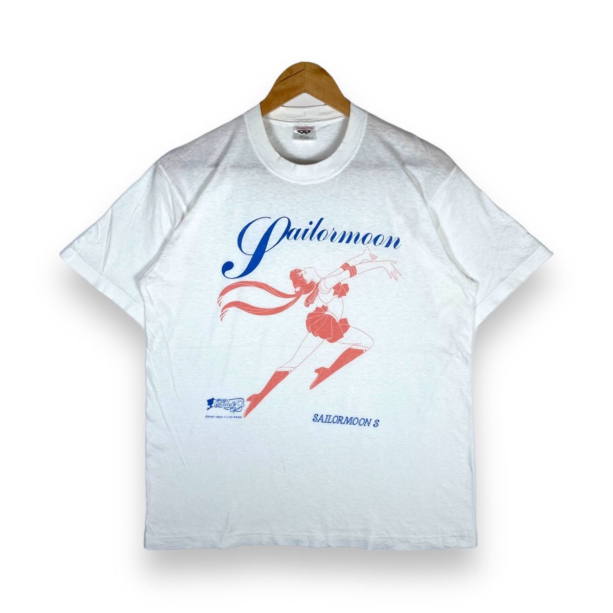 image of Anima x Movie Vintage 90's Sailormoon S Anime Movie Promo Tee in White, Men's (Size Medium)