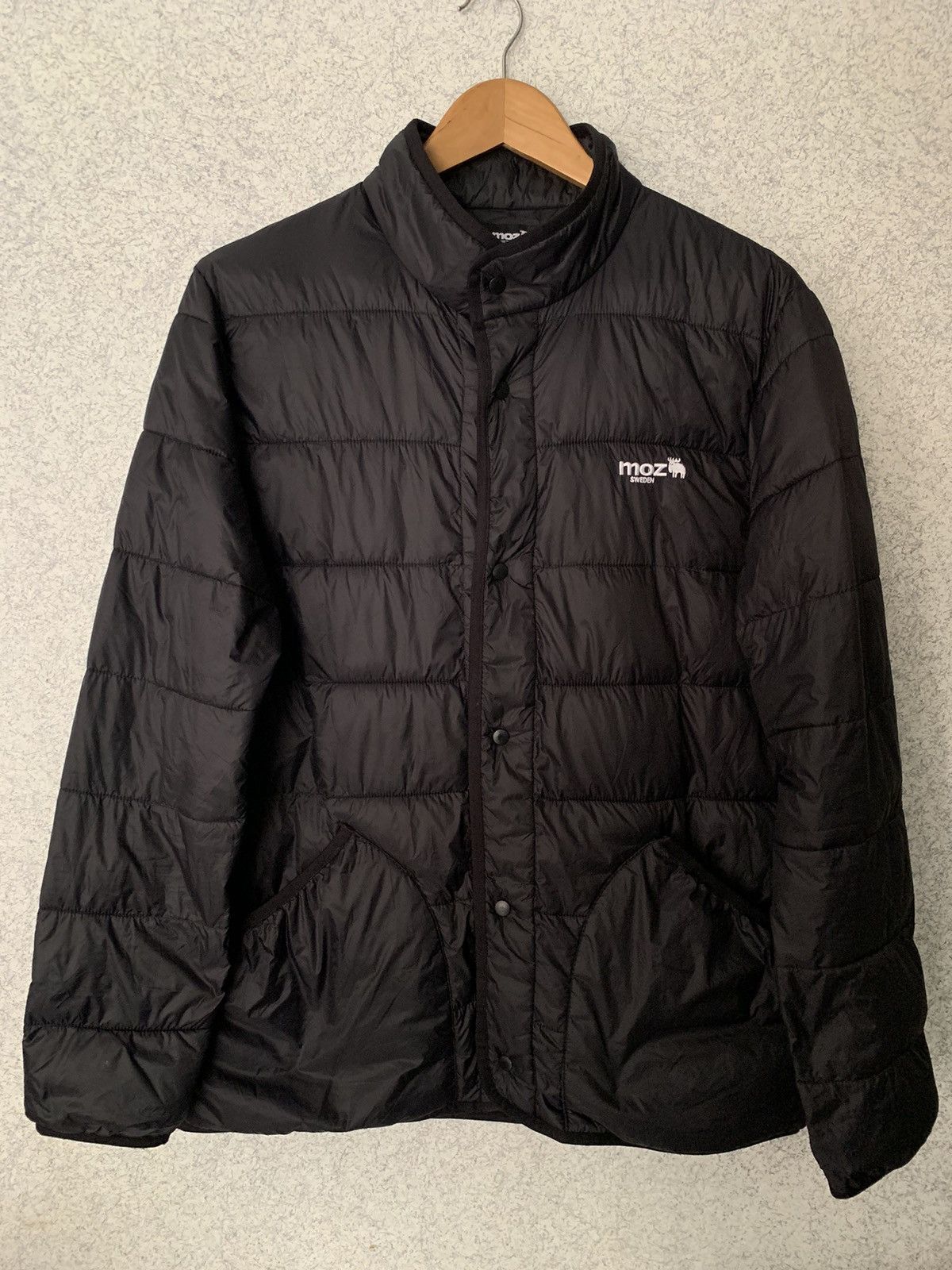 Designer × Japanese Brand MOZ SWEEDEN PUFFER JACKET ALL BLACK Size US L / EU 52-54 / 3 - 1 Thumbnail
