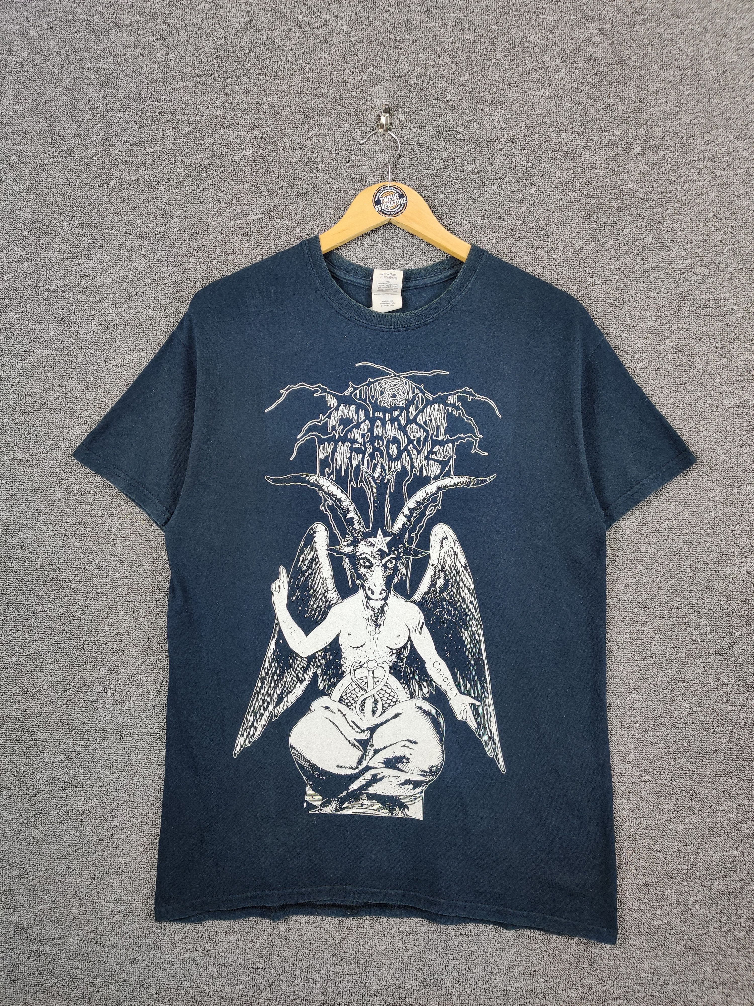 Vintage Darkthrone Baphomet Band Tee Tshirt