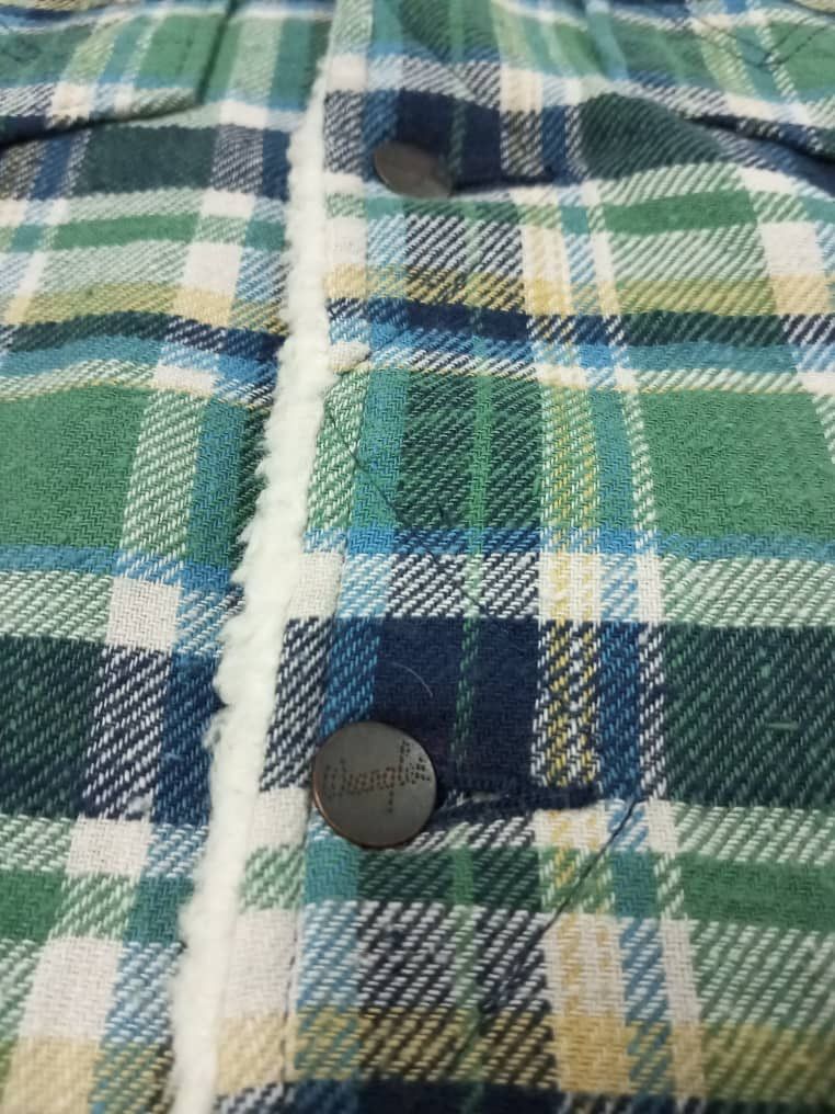 Japanese Brand × Vintage × Wrangler A01 Wrangler Sherpa Inside Button Up Jacket Size US M / EU 48-50 / 2 - 10 Thumbnail