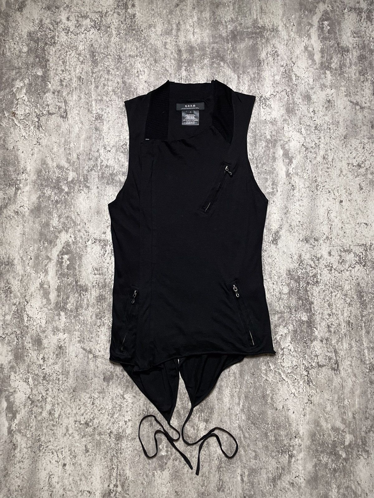 KMRii HNBM Asymmetrical Vest Punk Gothic Emo Vkei Style Size US S / EU 44-46 / 1 - 2 Thumbnail