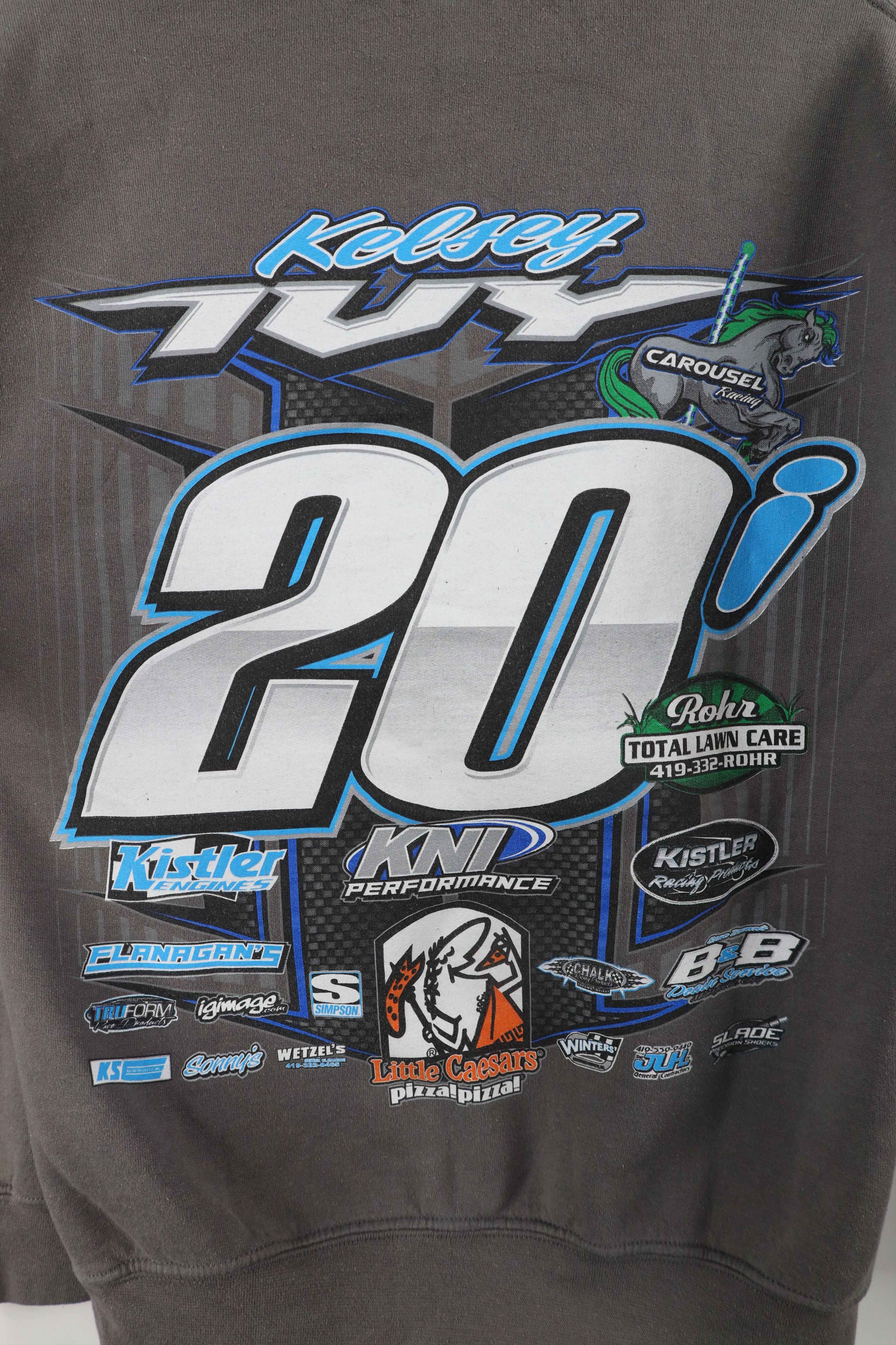 Vintage Streetwear Ivy Sprint Car Racing Hoodie Sweatshirt Gray Size US S / EU 44-46 / 1 - 10 Thumbnail