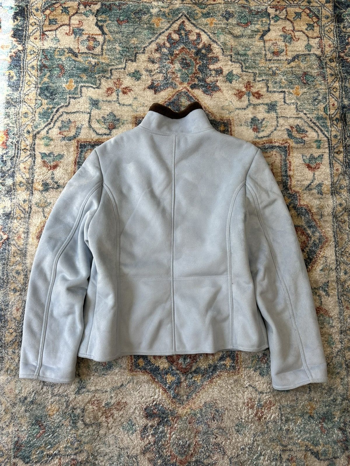 B.U.M Equipment Vintage B.U.M Equipment Blue Suede Zip-up Jacket Medium Size M / US 6-8 / IT 42-44 - 2 Thumbnail