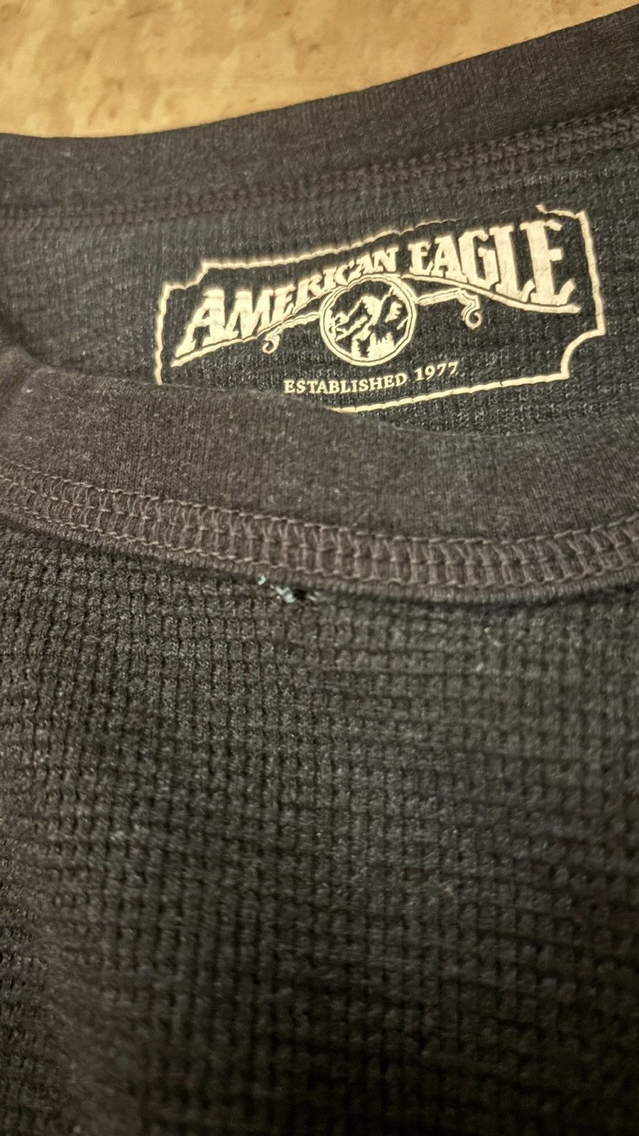 American Eagle Outfitters Navy Blue American Eagle thermal long sleeve Size US S / EU 44-46 / 1 - 4 Thumbnail