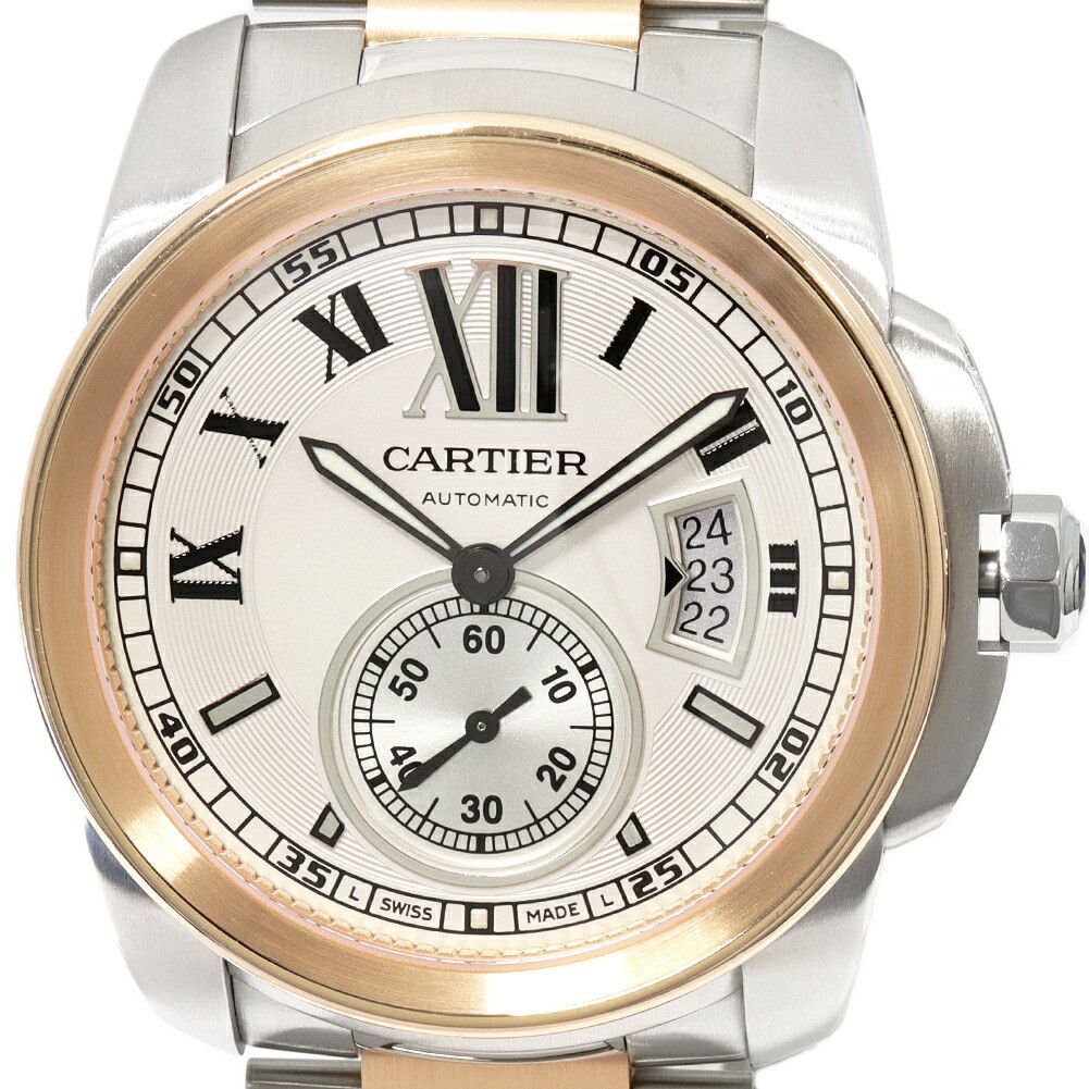 Cartier Cartier Cartier White Dial Calibre de Cartier Watch W7100036 Metal Automatic W7100036 DUTY FREE for USA Size ONE SIZE - 1 Thumbnail