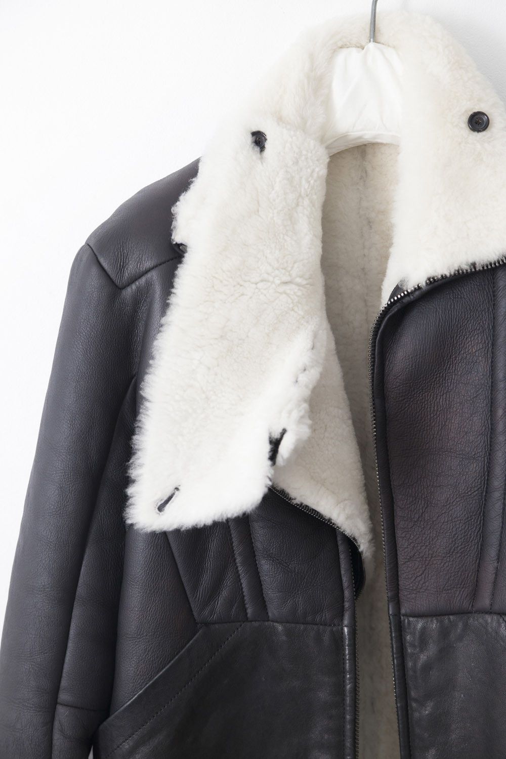 Giuliano Fujiwara AW10 Geo shearling leather jacket Size US S / EU 44-46 / 1 - 5 Thumbnail