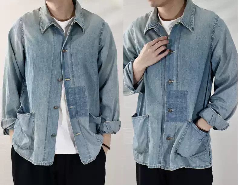 Visvim Visvim 18ss Section Gang Coverall Damaged Washed denim jacket |  Grailed