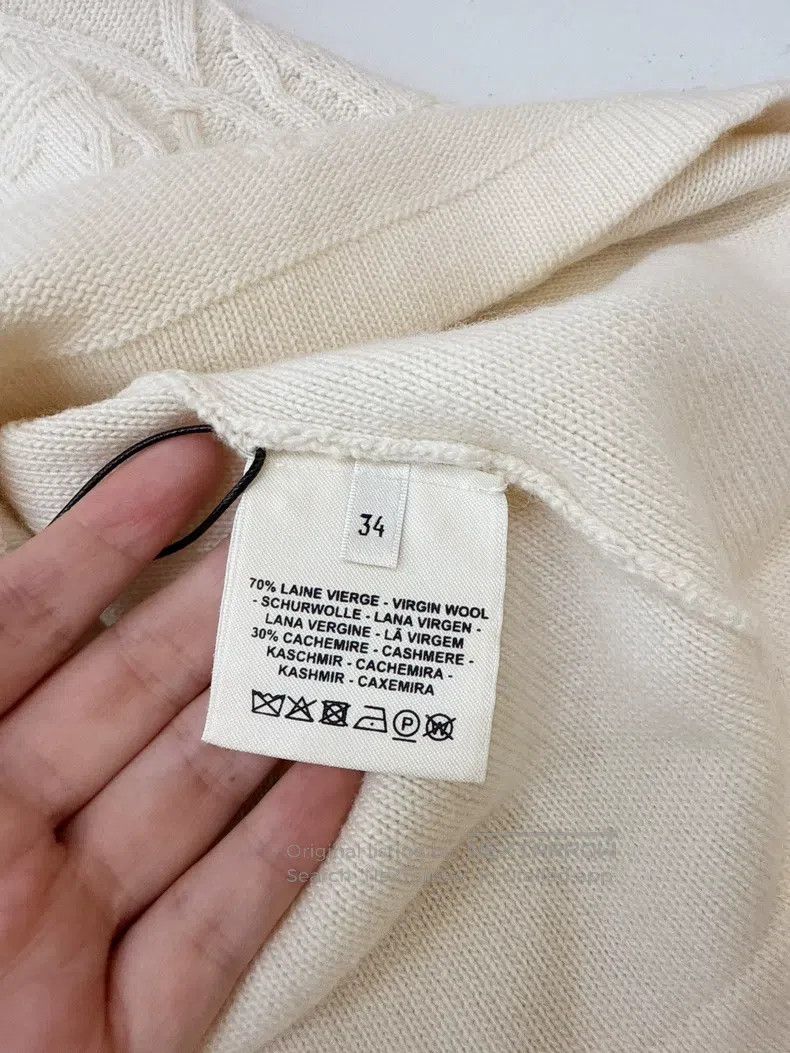 Hermes Hermes French elegance knitted soft cashmere short skirt Size 42" / US 20 - 5 Thumbnail