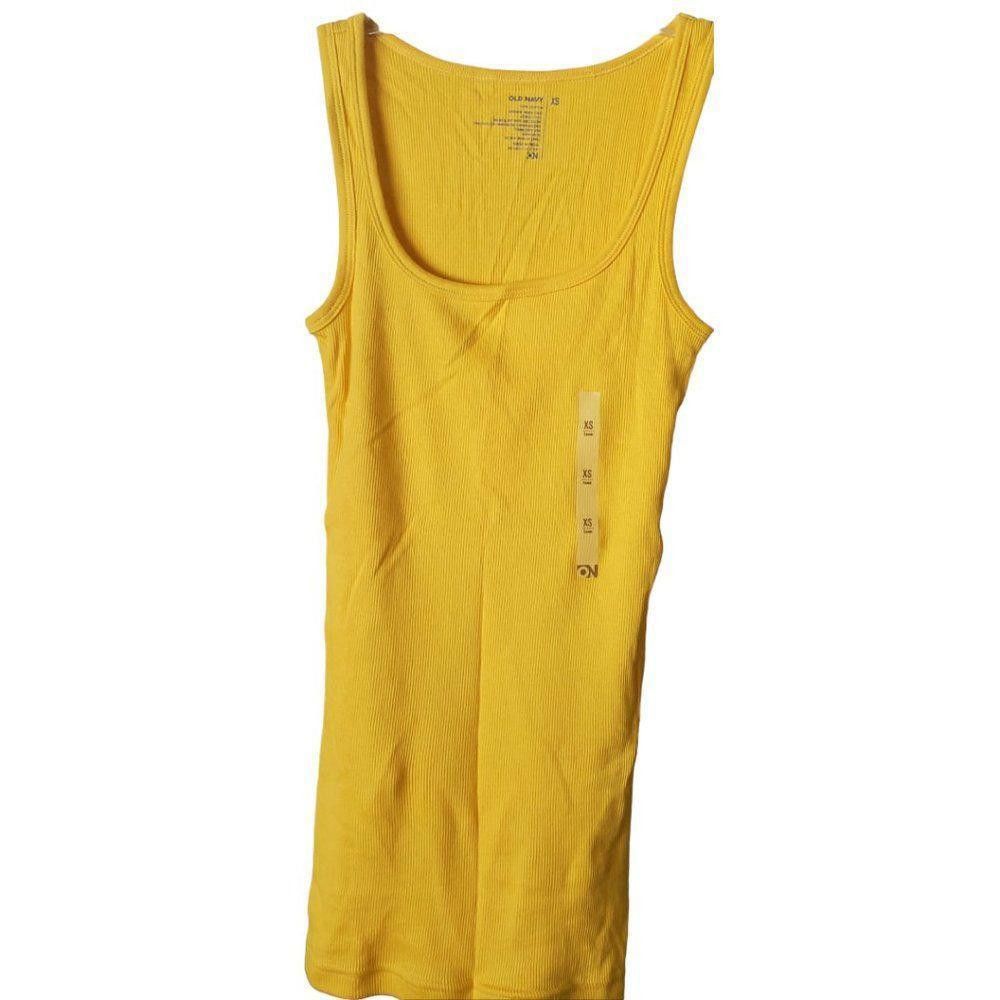 Old Navy Ct1410 Old Navy Nwt Ladies Banana Yellow Tank Top Xs Size XS / US 0-2 / IT 36-38 - 1 Thumbnail