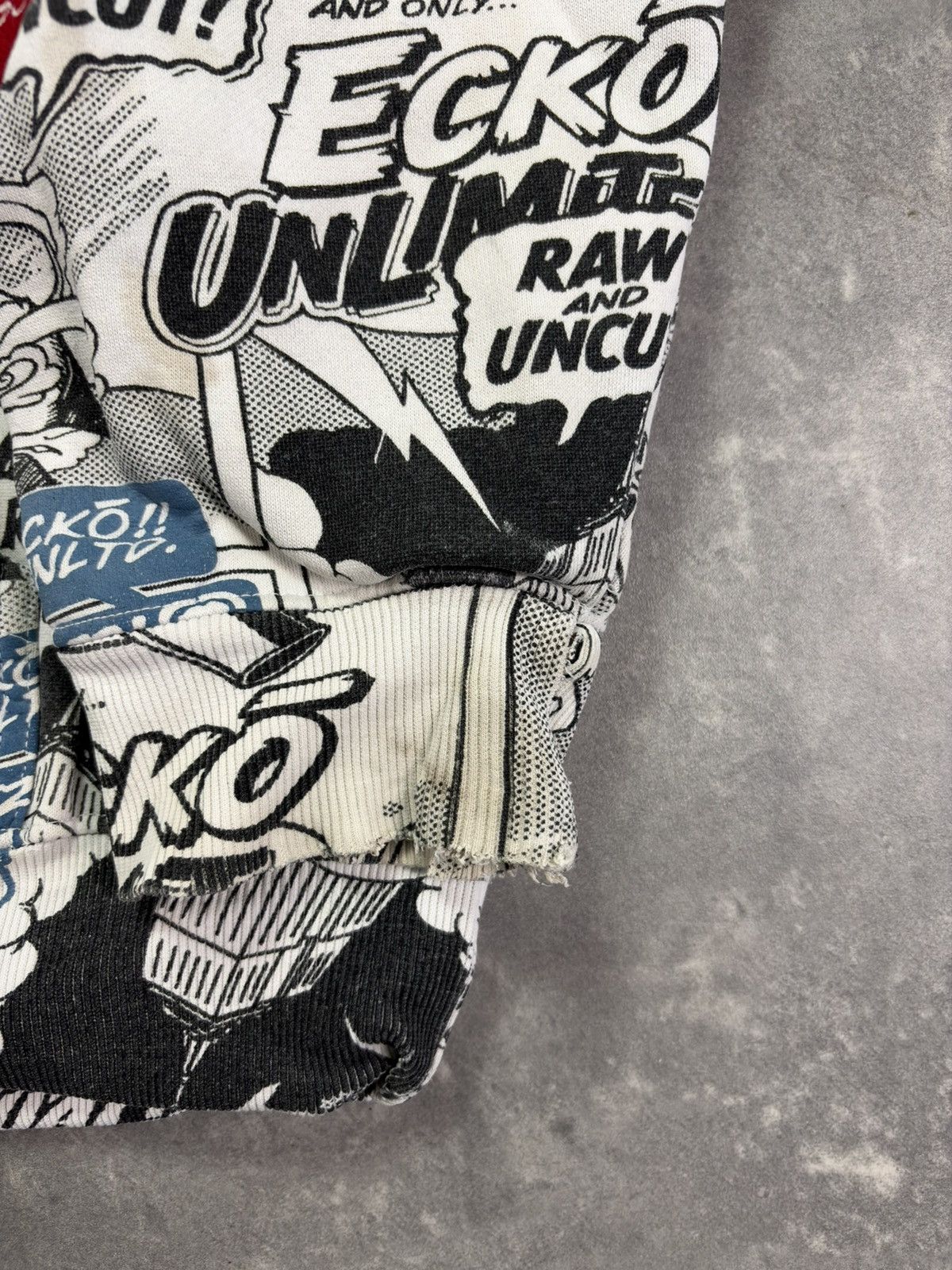 Ecko Unltd. Ecko Unltd. Comic Book Grafitti AOP Baggy Zip Hoodie XXL Size US XXL / EU 58 / 5 - 7 Thumbnail