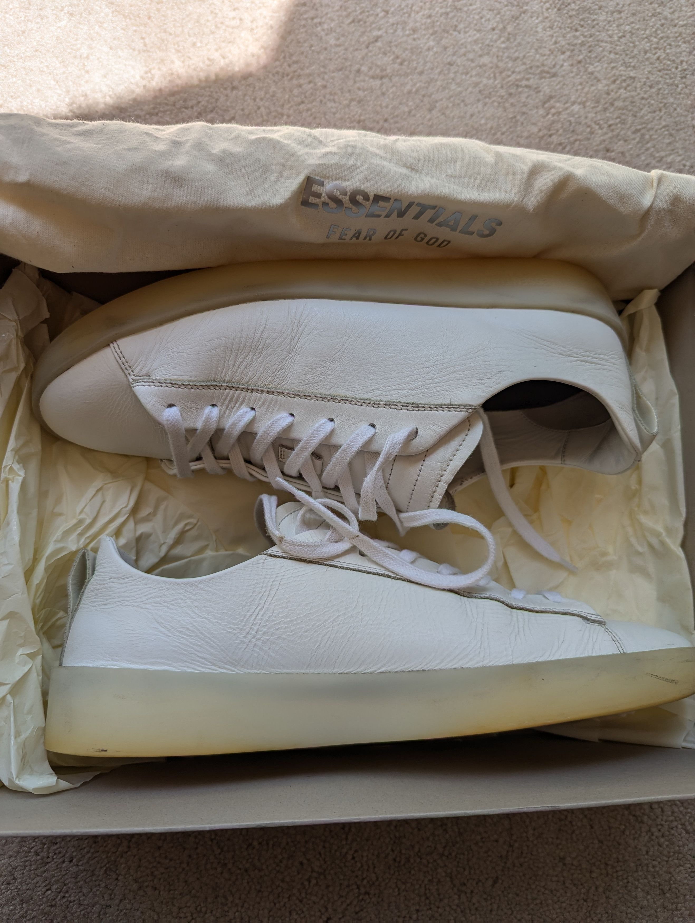 Essentials Fear of God Essentials Tennis Low 'White' Size US 8 / EU 41 - 7 Thumbnail