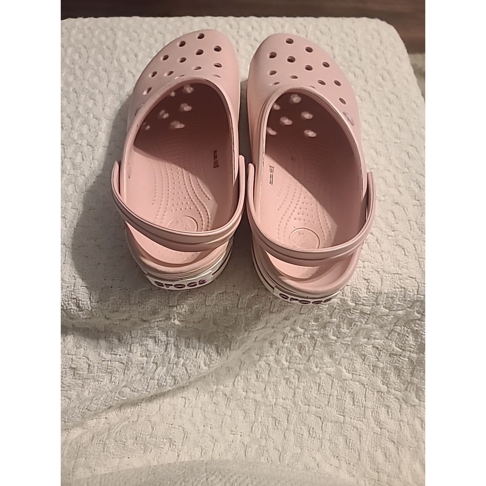 Crocs Crocs Unisex Croc Clog - Pearl Pink/Wild Orchid Men's 11 Size US 11 / IT 41 - 3 Thumbnail