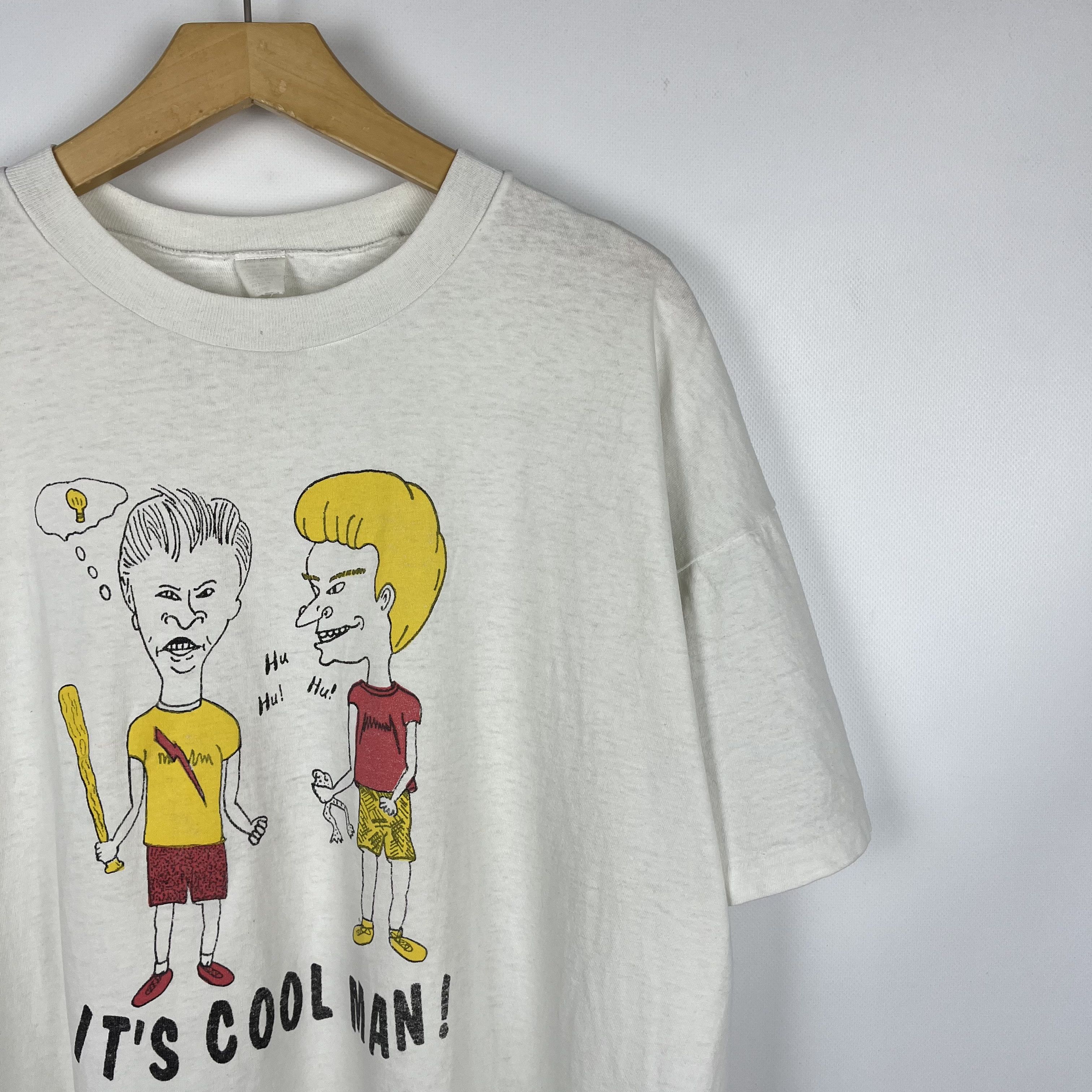 Mtv Vintage Beavis And Butthead MTV Cartoon T Shirt 90’s Size US XL / EU 56 / 4 - 2 Thumbnail