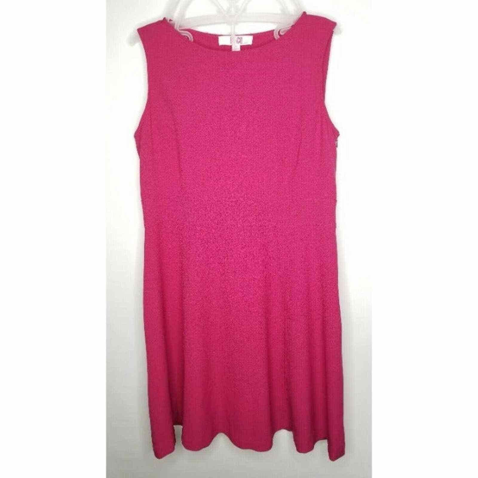1017 ALYX 9SM 9 & Co Fuchsia Sleeveless Dress Work Career Church Night Out Size XL / US 12-14 / IT 48-50 - 2 Thumbnail