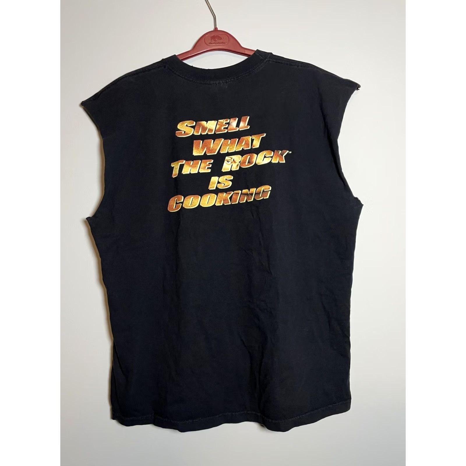 SOMET VINTAGE WWF The Rock Come Get Some T-Shirt Tee Men’s 2XL Black Short Sleeve Men Rock 2000s Mens Size US XXL / EU 58 / 5 - 7 Thumbnail