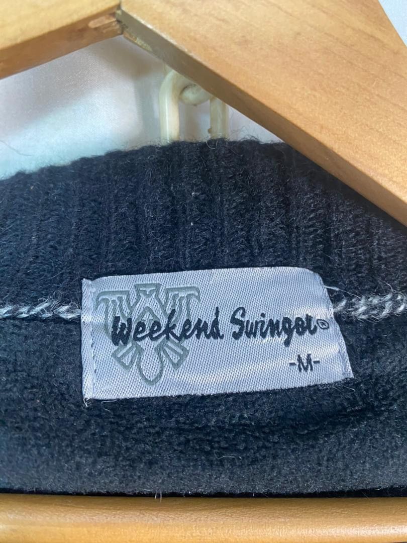 Japanese Brand × Vintage Unisex🔥Weekend suringel wool knit zipper sweater Size US M / EU 48-50 / 2 - 6 Thumbnail