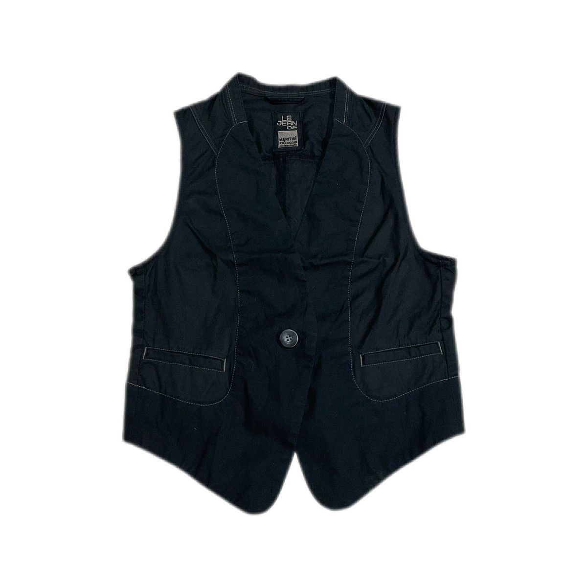 Hysteric Glamour × If Six Was Nine × Marithe + Francois Girbaud 🔥Sick Y2K Marithe Francois Girbaud Vest Size US S / EU 44-46 / 1 - 1 Thumbnail