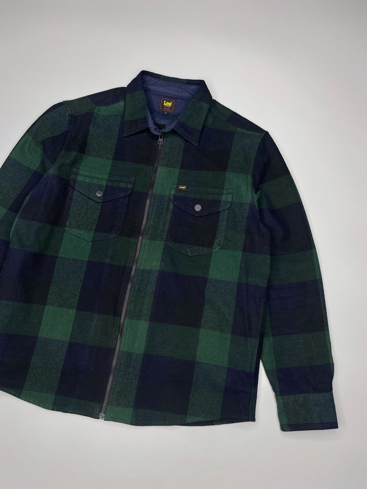 Lee × Vintage Lee Zip Jacket Overshot Size US M / EU 48-50 / 2 - 2 Thumbnail