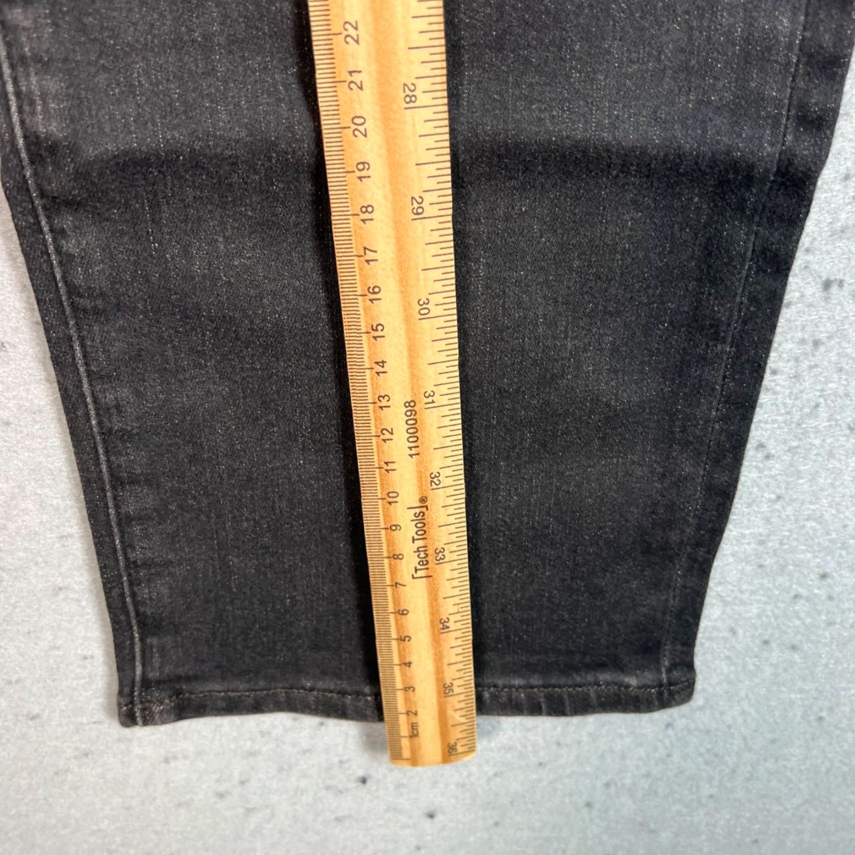 Edwin Edwin Elin Crop Straight Fit Black Denim Jeans Womens Size 32 Cotton Blend Denim Size 24" / US 00 / IT 34 - 7 Thumbnail