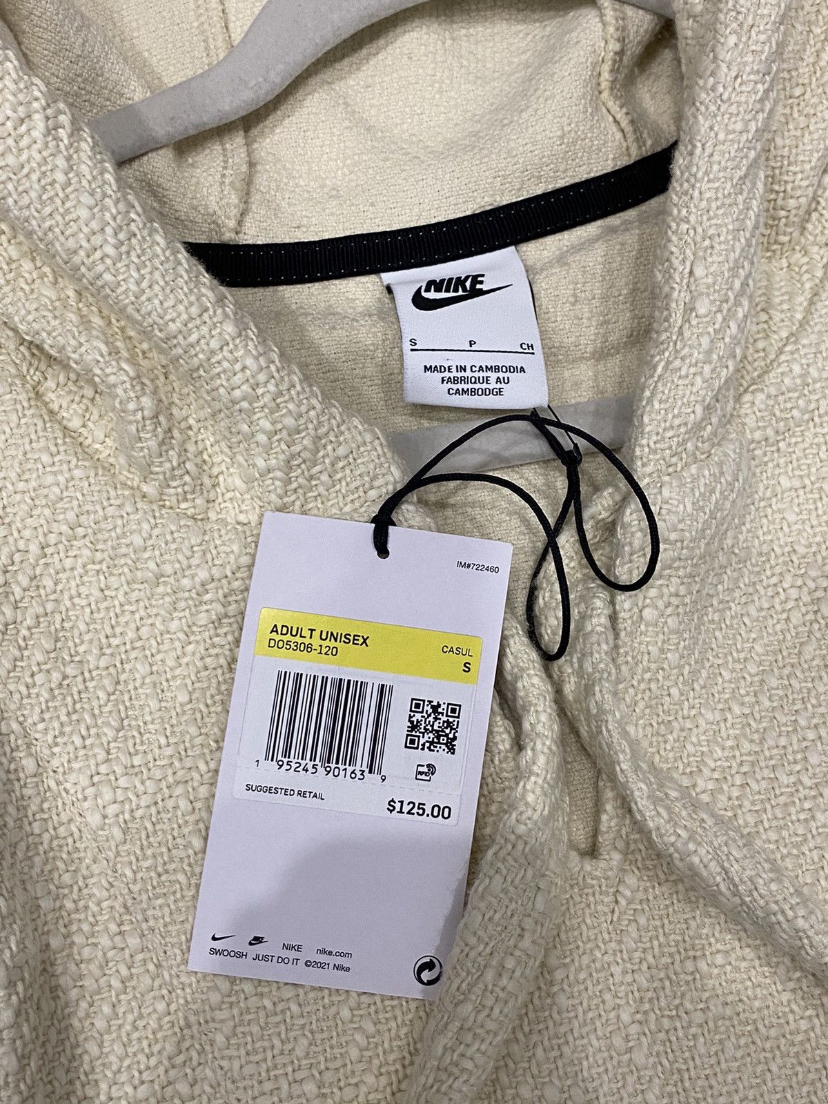 Nike × Stussy Nike x Stussy Natural Hoodie Oversized Size US S / EU 44-46 / 1 - 10 Thumbnail