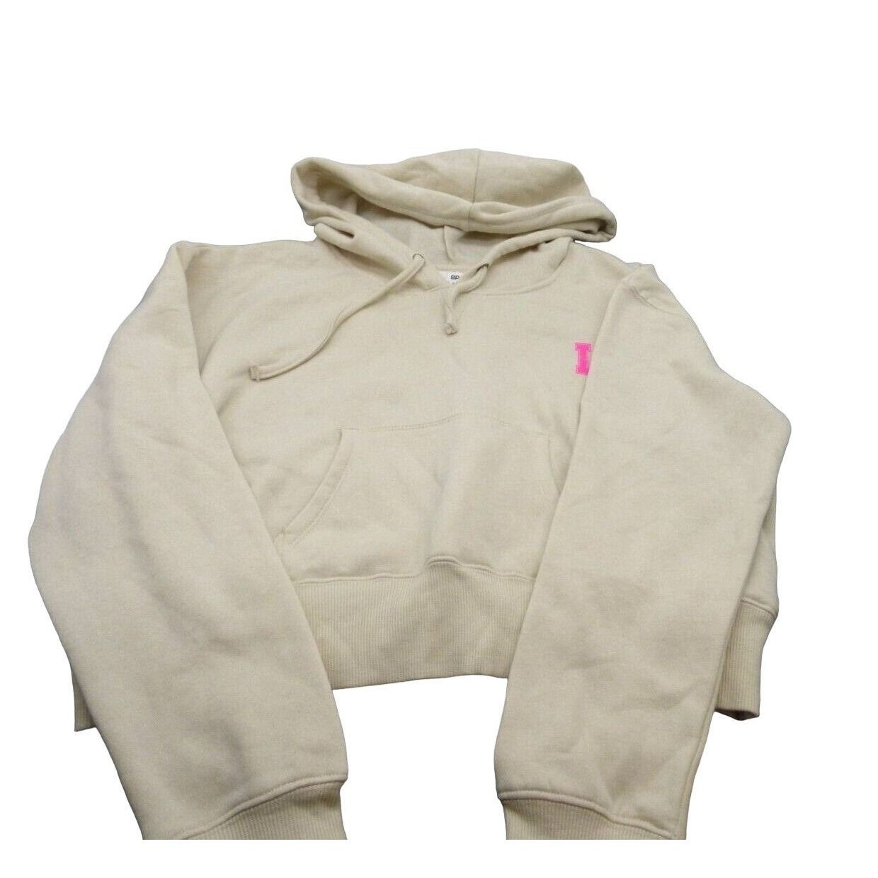 Other BP “LA” Junior's Cropped Hoodie, Cream , Size M Size M / US 6-8 / IT 42-44 - 4 Thumbnail