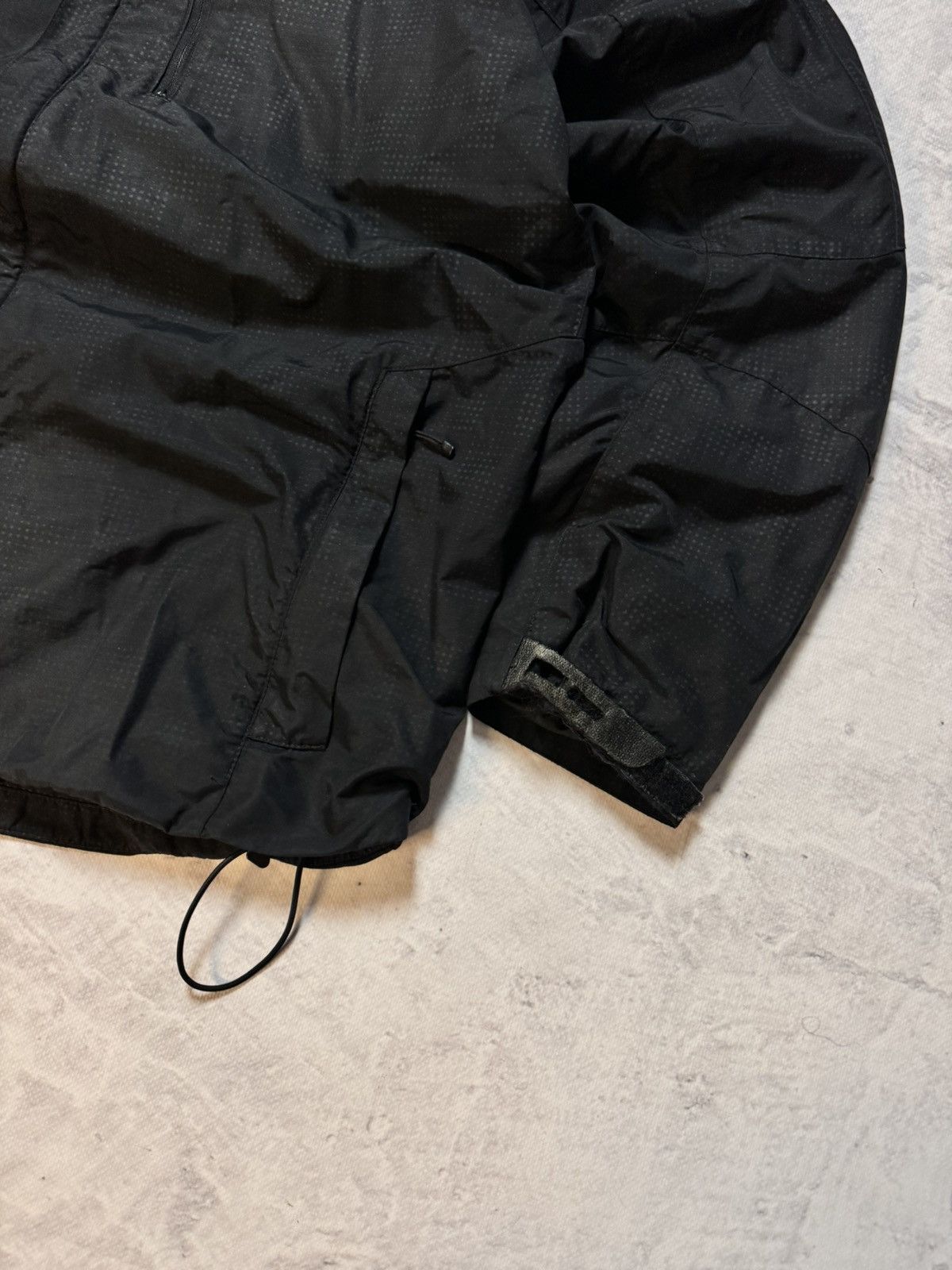 Nike × Vintage 00s Nike Vintage Airmax Nylon Oversize Drill Hooded Jacket Size US L / EU 52-54 / 3 - 4 Thumbnail