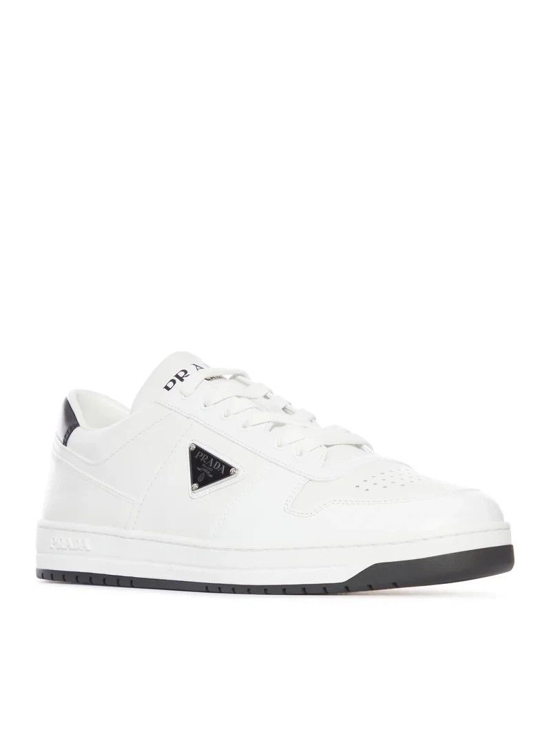Prada PRADA Downtown $1120 W/B Leather Sneakers New Auth Size US 6 / EU 39 - 5 Thumbnail