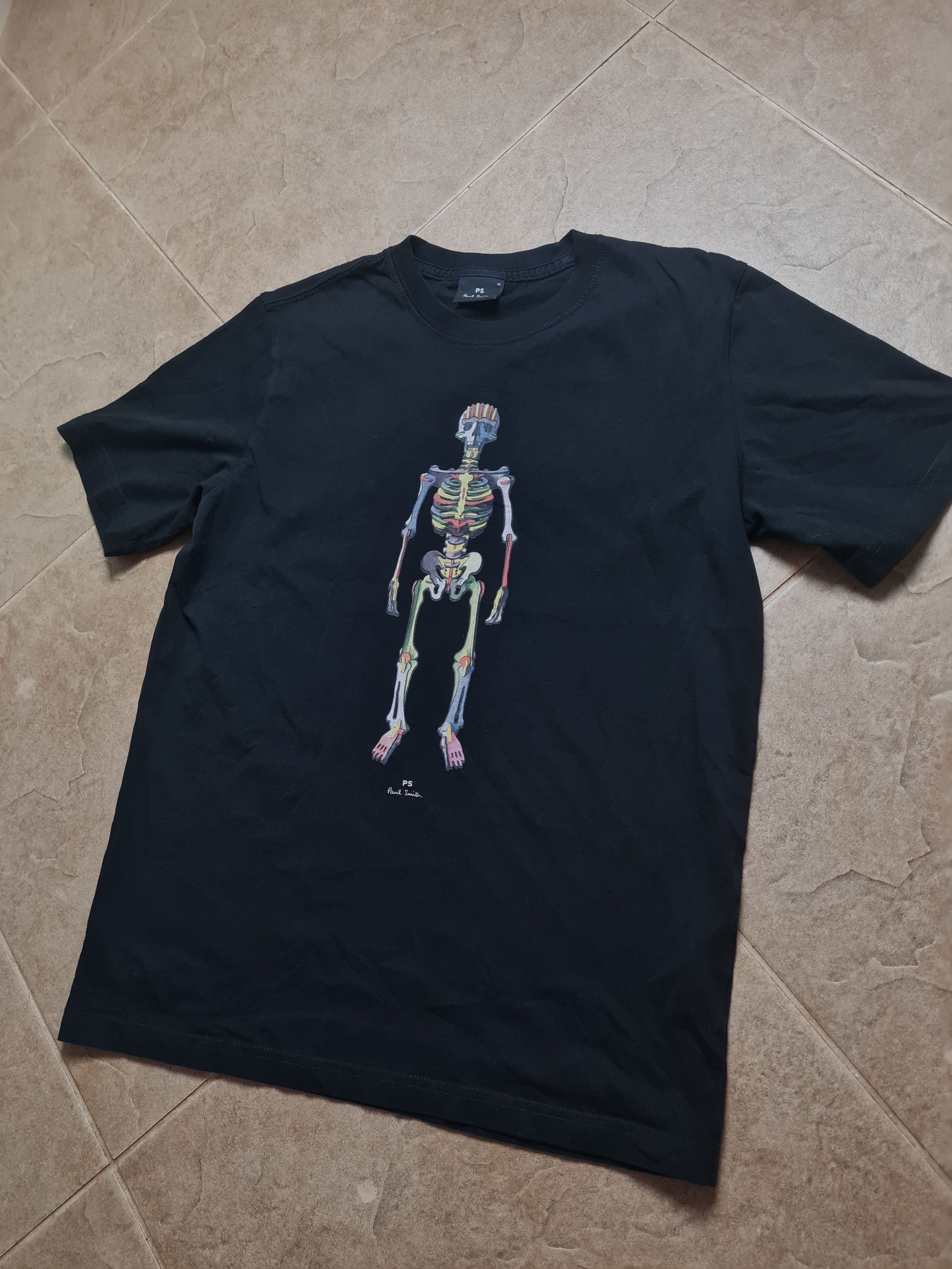 Paul Smith Paul Smith Men's Skeleton T-Shirt in Black Size M Size US M / EU 48-50 / 2 - 6 Thumbnail
