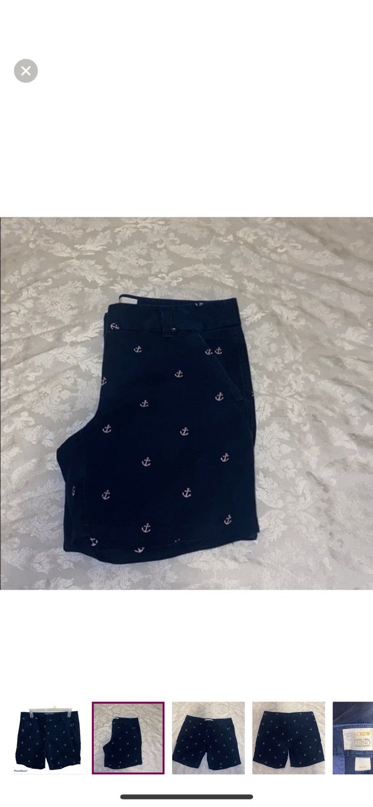 J.Crew J. Crew nautical blue chino shorts size 4 Size 27" / US 4 / IT 40 - 4 Thumbnail