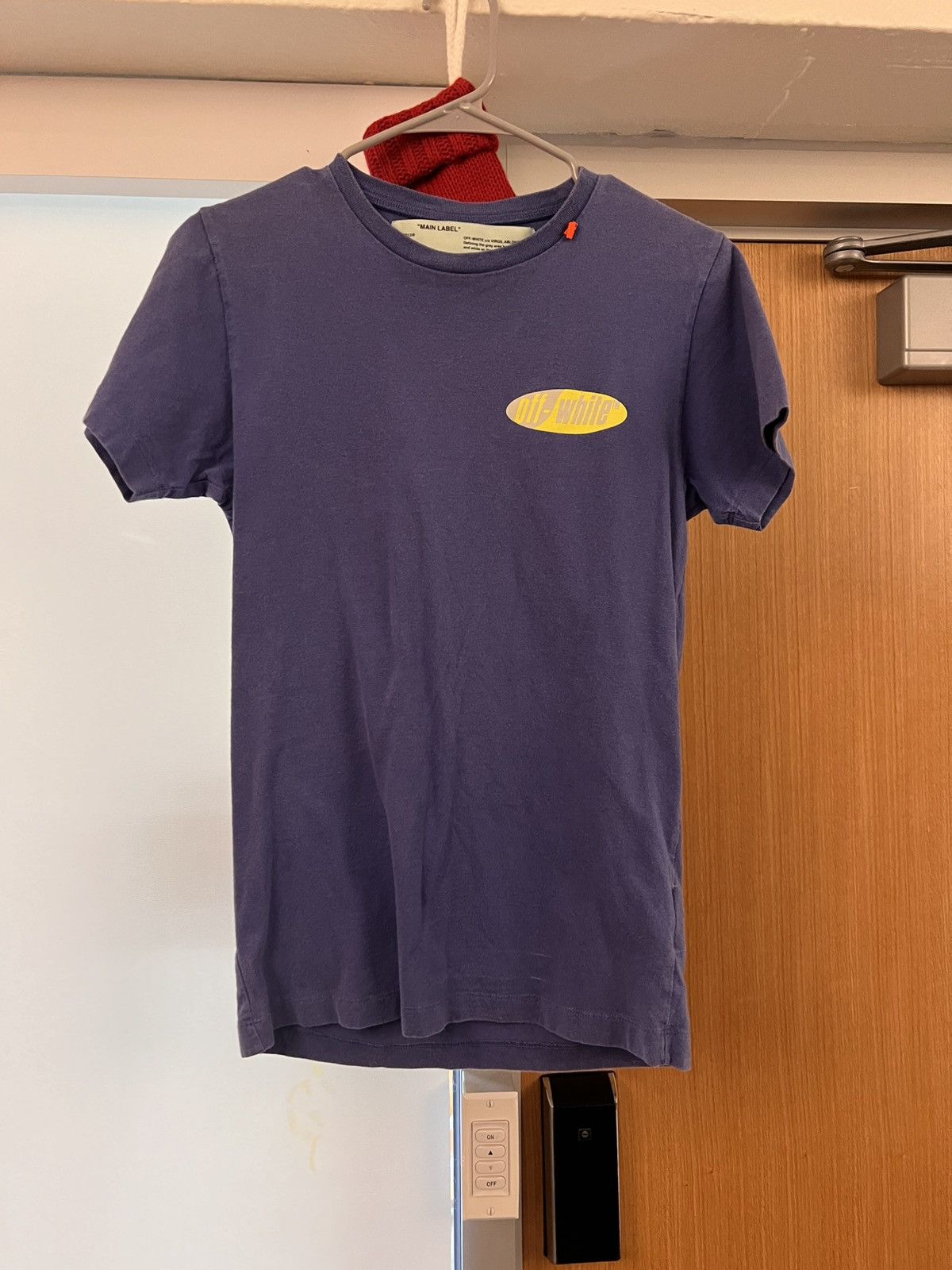 Off-White Off white x tee 2013 Virgil Abloh XXS Blue/Yellow Size US XXS / EU 40 - 1 Thumbnail