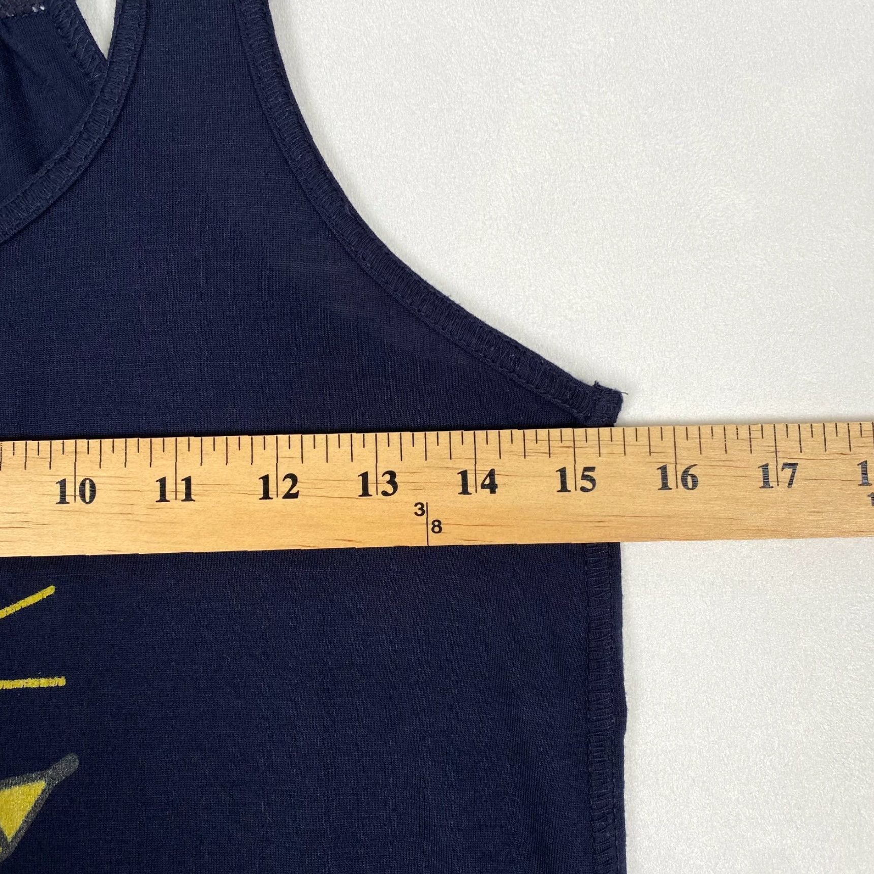 Vintage Bella + Canvas Tank Navy Womens XS? No. Size M / US 6-8 / IT 42-44 - 4 Thumbnail