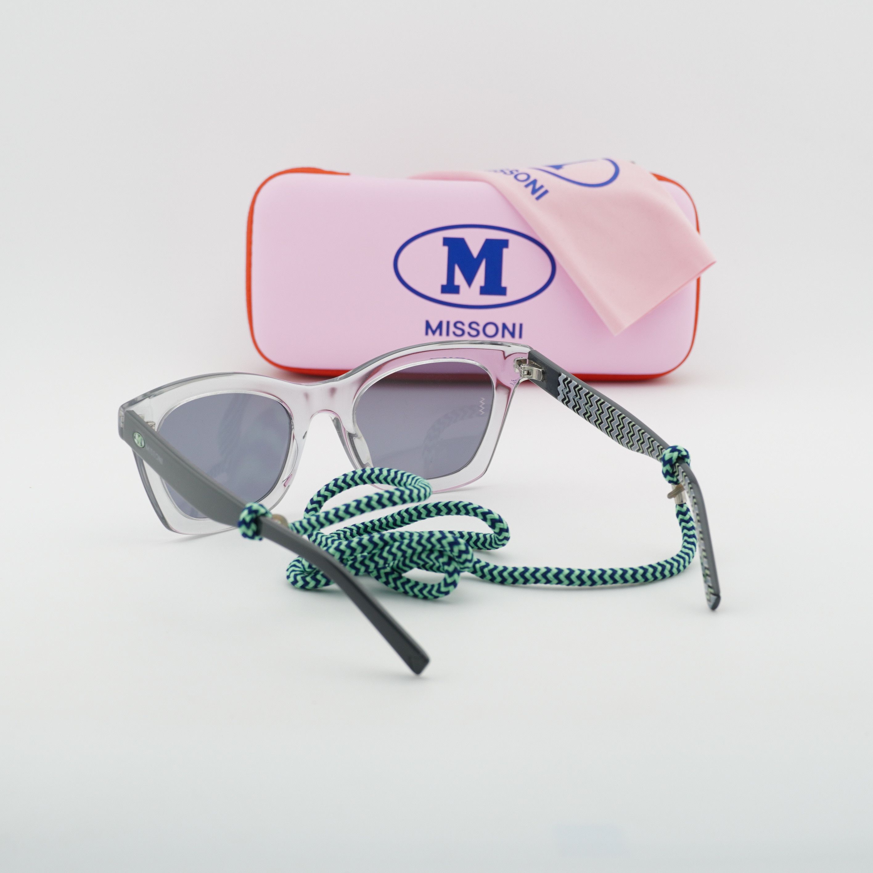 Missoni M Missoni MMI 0089/S 0KB7 IR Sunglasses Grey Square Frame, G Size ONE SIZE - 9 Thumbnail