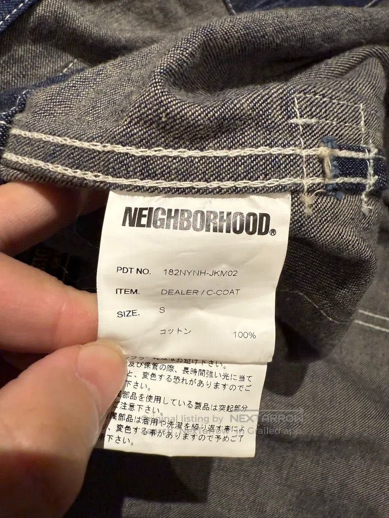 Neighborhood Neighborhood Raw Denim Work Jacket Size US S / EU 44-46 / 1 - 5 Thumbnail