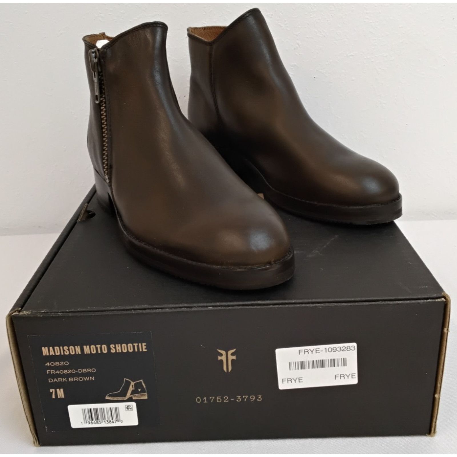 Frye Frye Madison Moto Shootie Women's 7M Brown Ankle Boot New Size US 7 / IT 37 - 2 Thumbnail