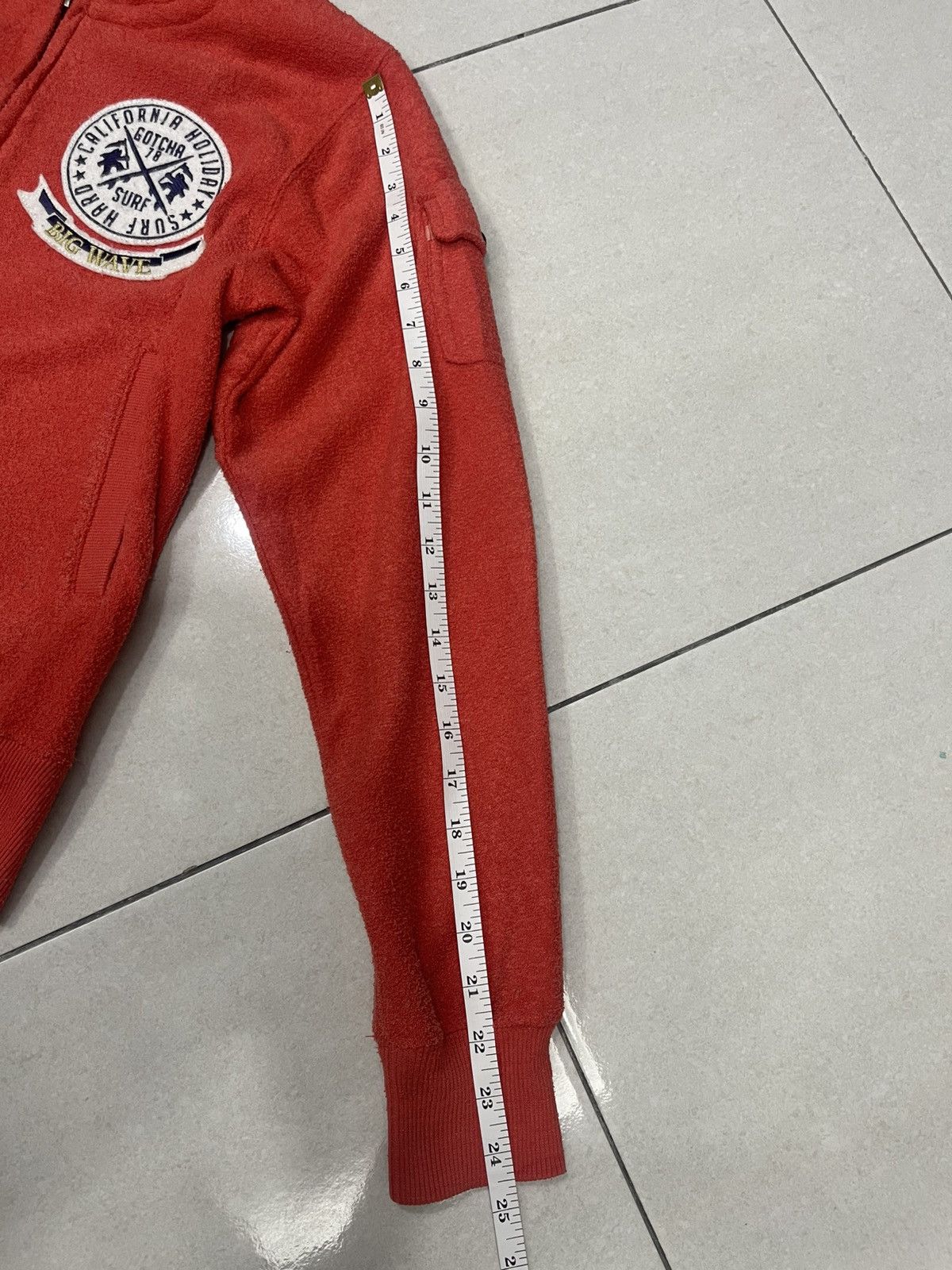 Gotcha Vtg GOTCHA "Remember Your Roots" Terry Cloth Zip Hoodie Size S / US 4 / IT 40 - 14 Thumbnail