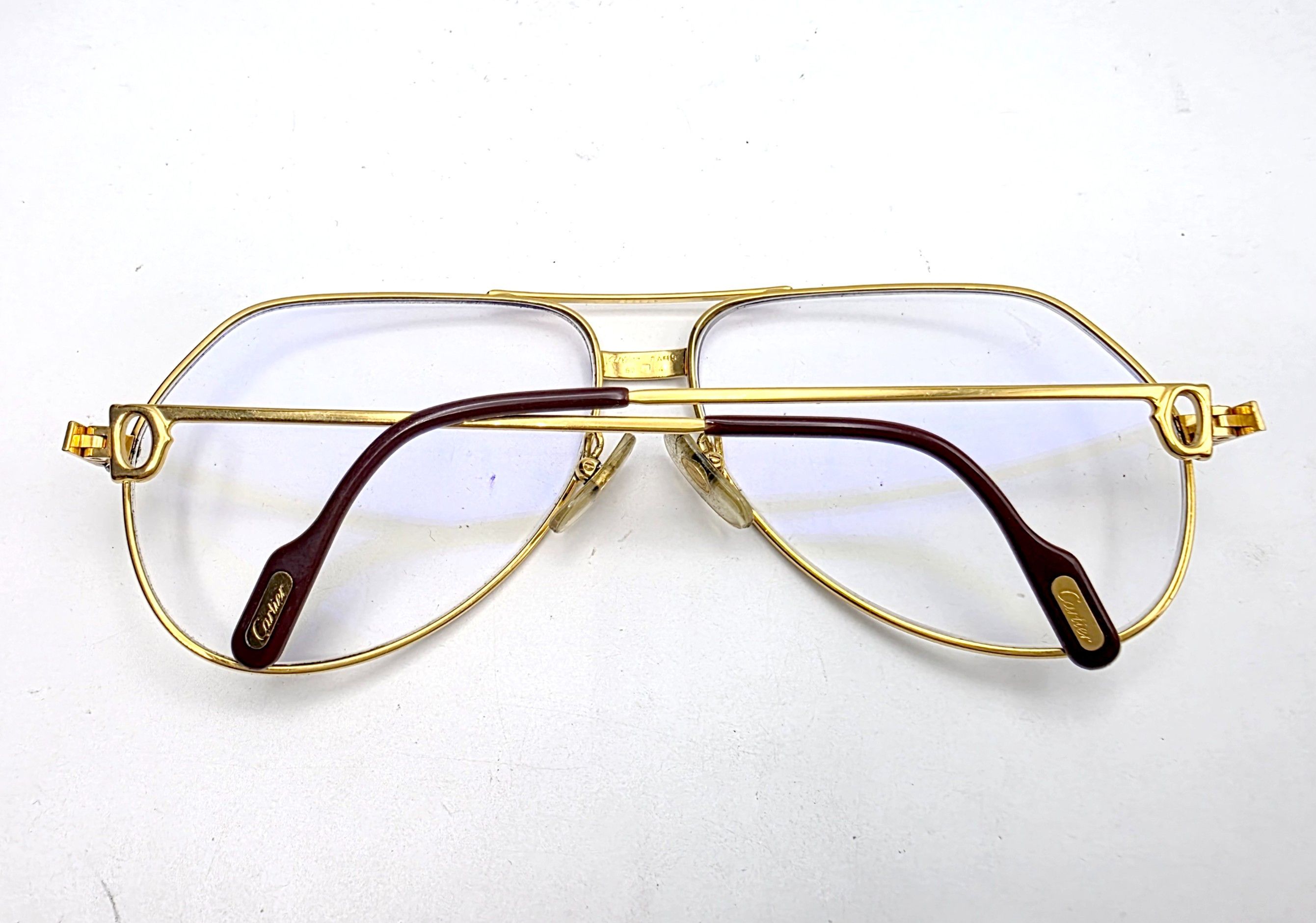 Cartier Vintage Cartier Vendome Santos Aviator Eyeglasses 18K Size ONE SIZE - 4 Thumbnail