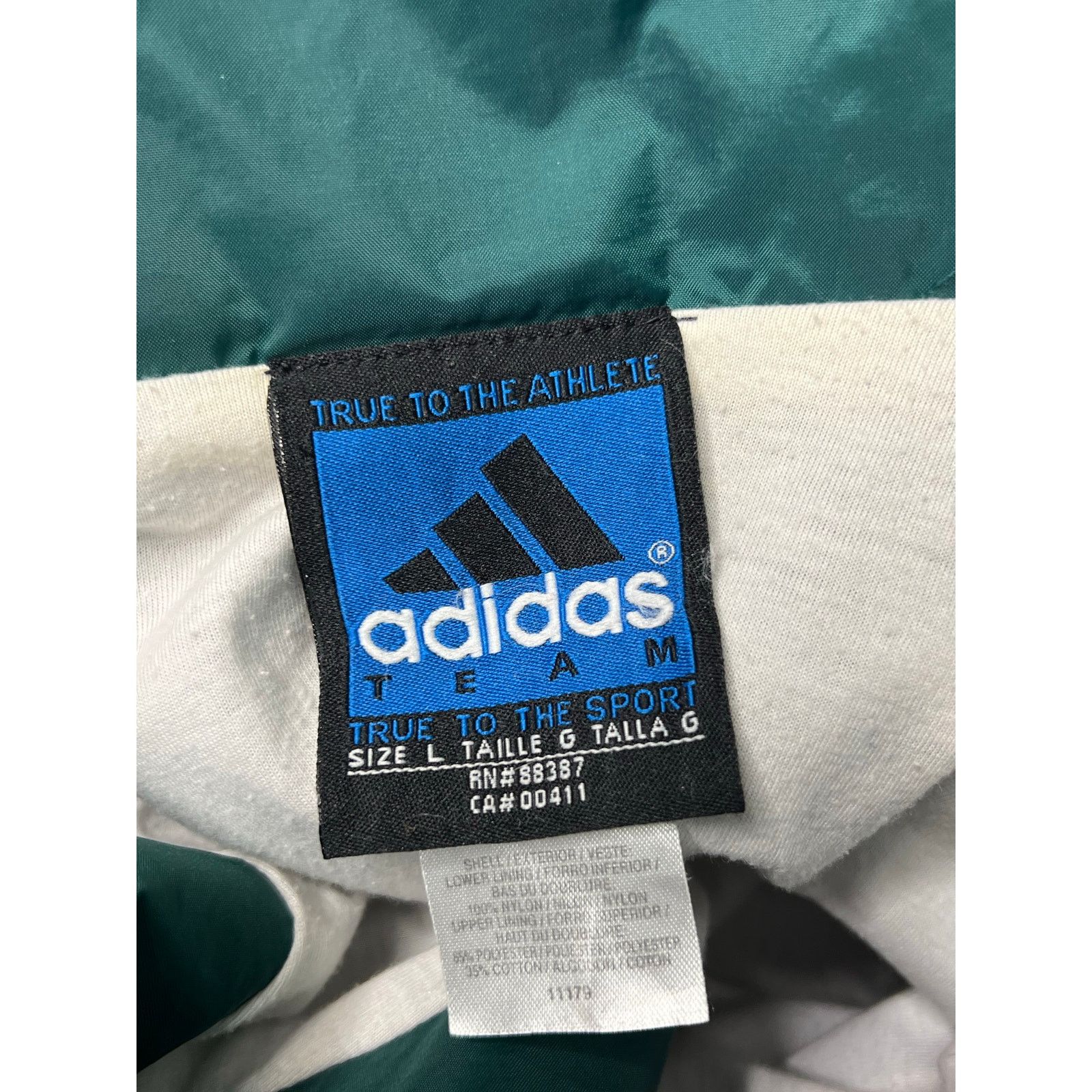 Adidas Adidas True to the Athlete/Sport Green Jacket LARGE Vintage Size US L / EU 52-54 / 3 - 2 Thumbnail