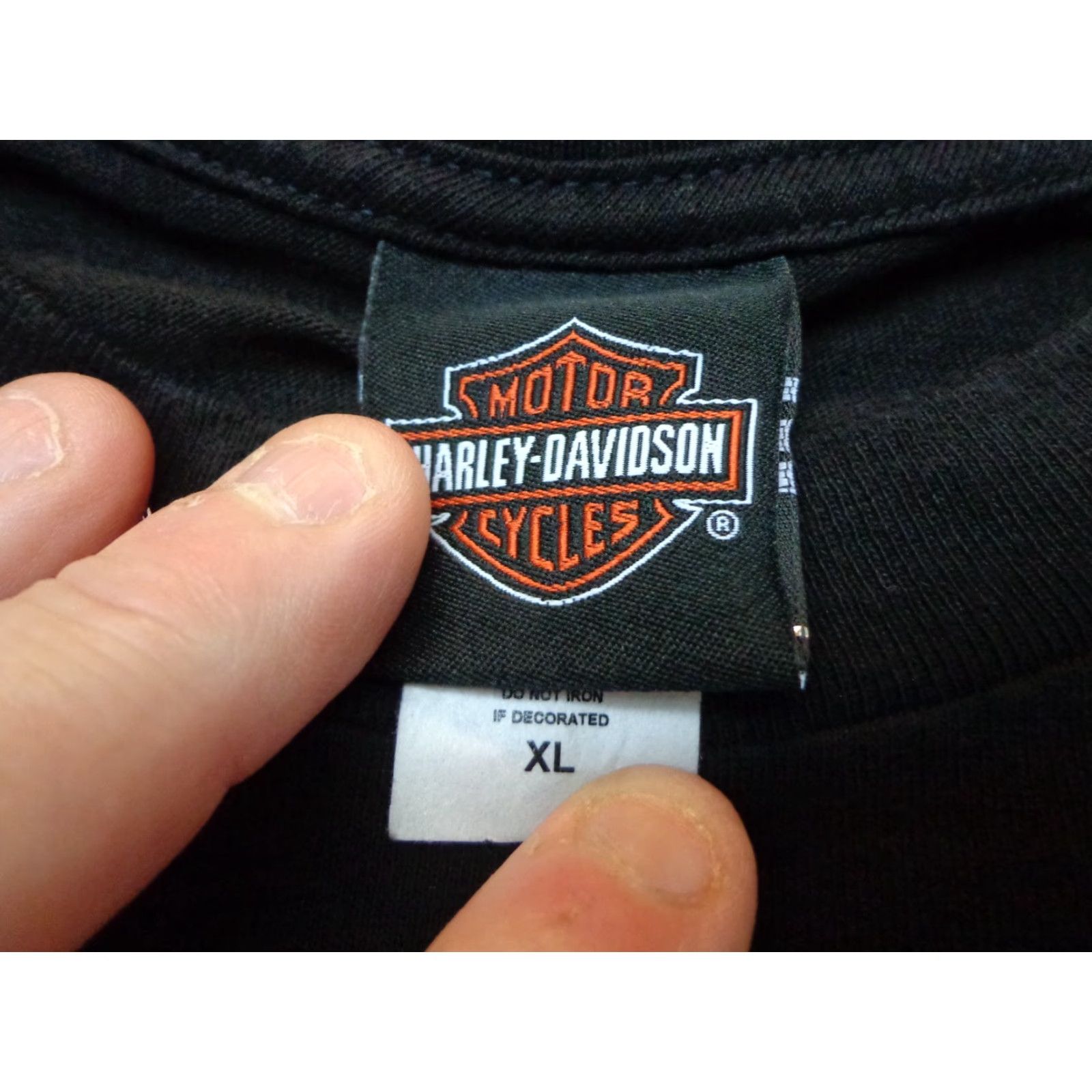 Harley Davidson Harley-Davidson T Shirt Fort Lauderdale Florida Alligator Alley Motorcycle Size XL Black Cotton Crew Neck Short Sleeve Mens Modern Regular Fit Size US XL / EU 56 / 4 - 4 Thumbnail