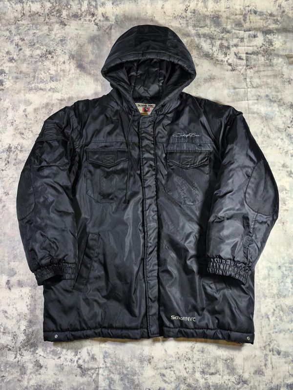 Schott × Vintage schott nyc parka jacket oversize XL Size US XL / EU 56 / 4 - 1 Thumbnail