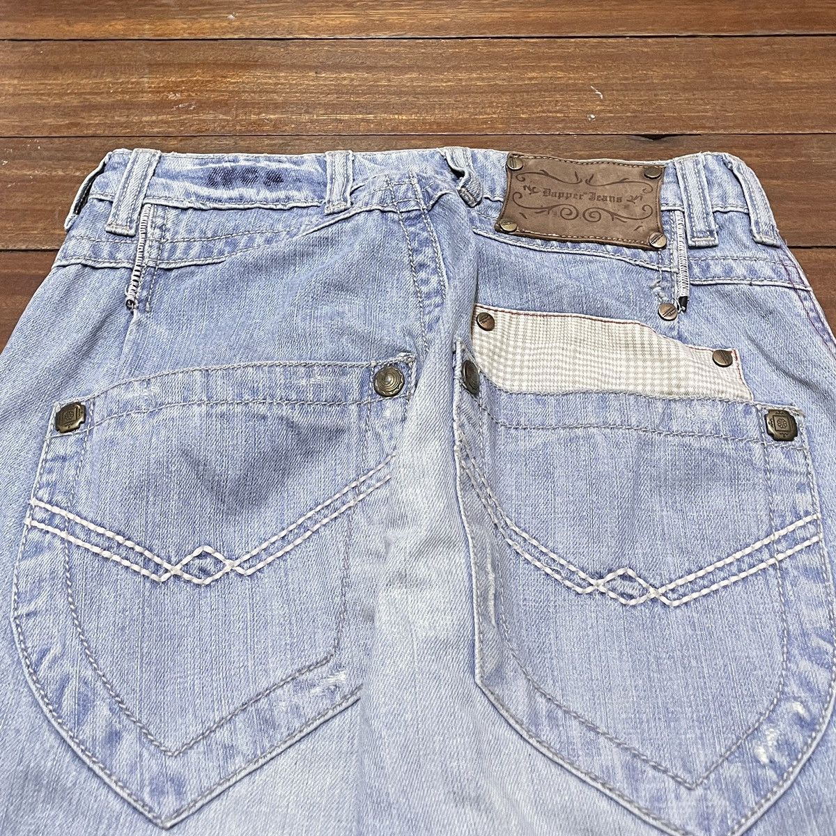 Japanese Brand × Le Grande Bleu (L.G.B.) Rare Design Vintage Japanese Brand Dapper Jeans 2000s Size US 30 / EU 46 - 4 Thumbnail