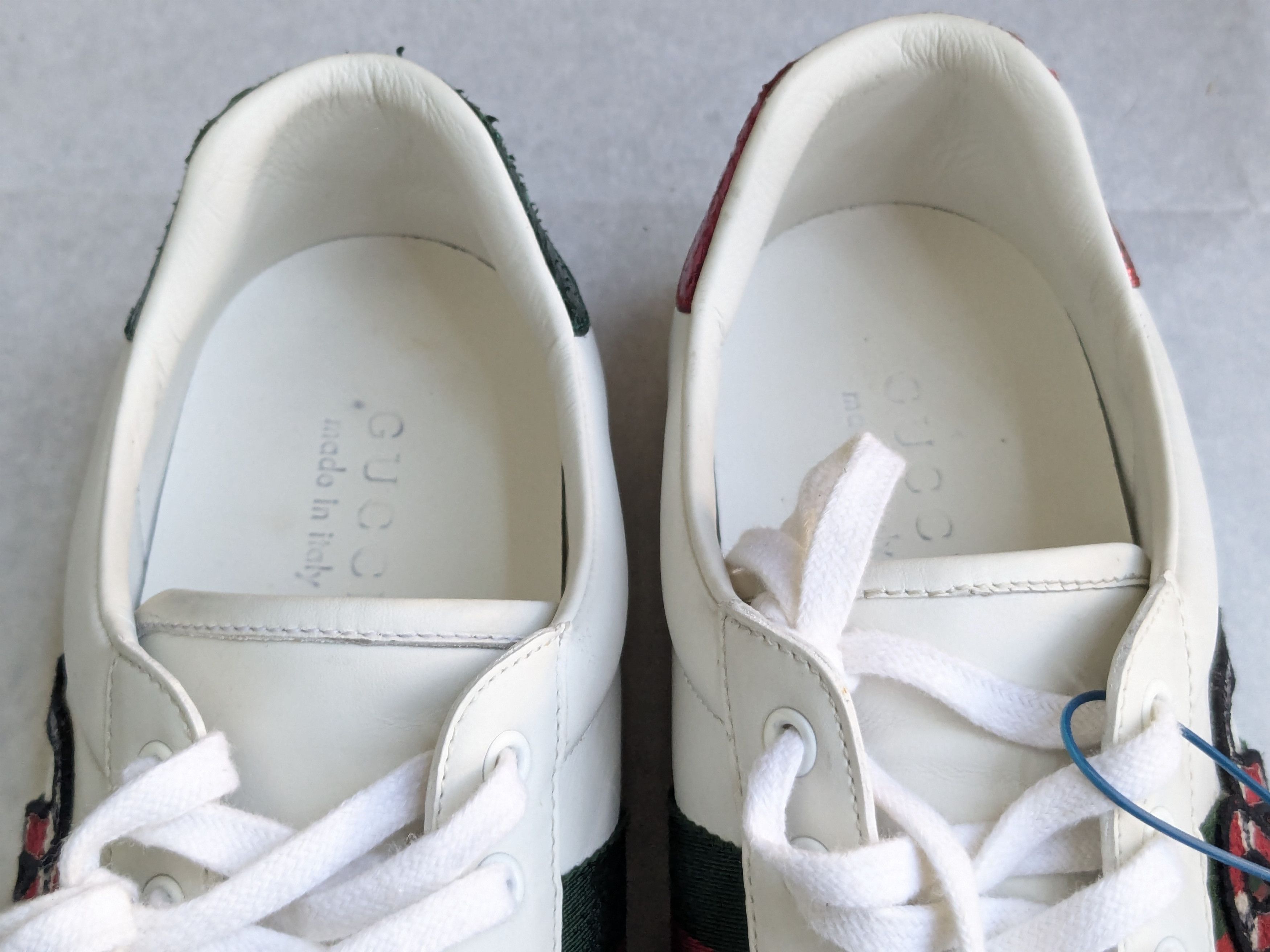 Gucci Gucci Ace Sneakers Snake 10 White Low Tops Leather Size US 10 / EU 43 - 6 Thumbnail