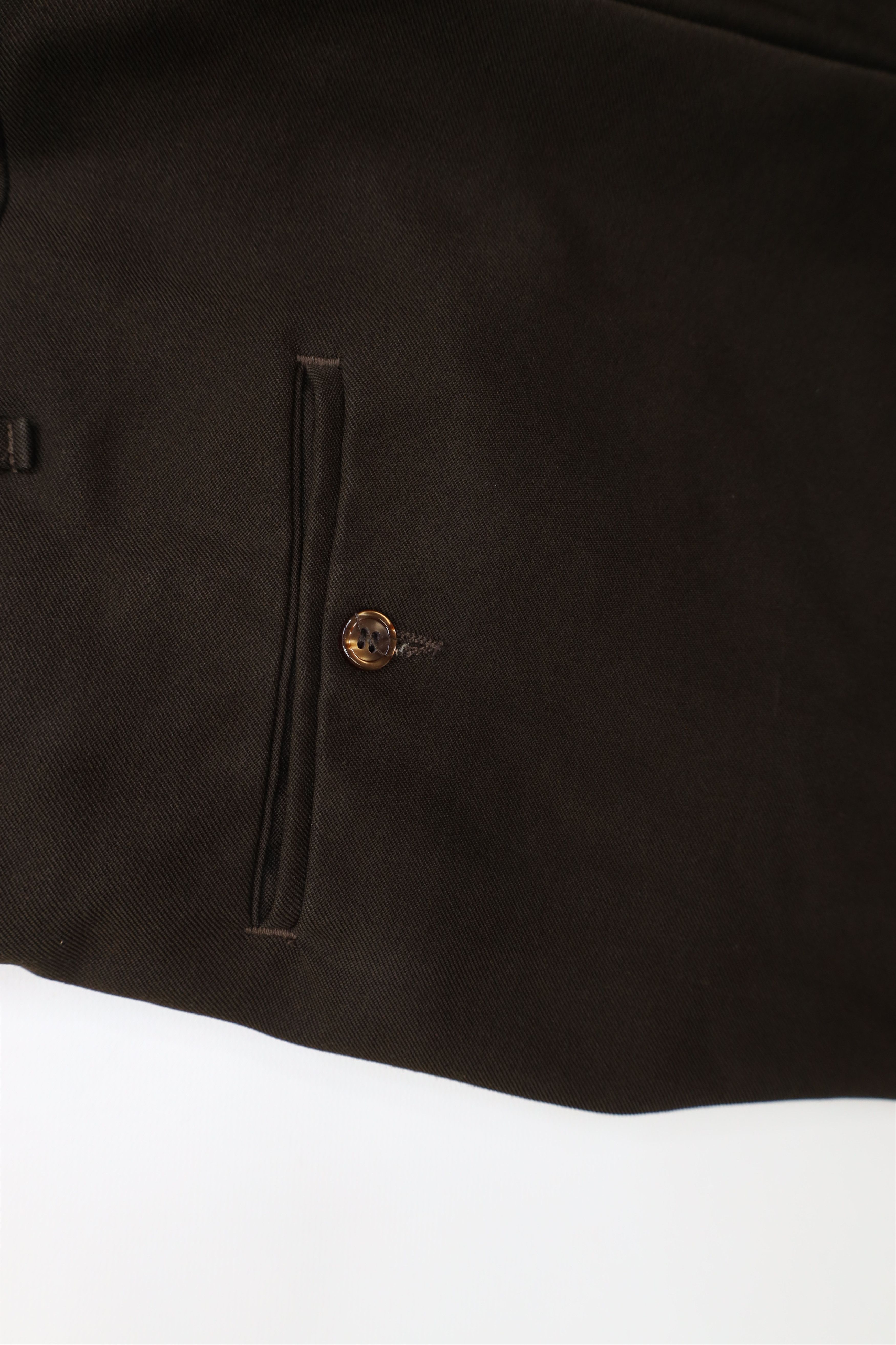 Vintage Vintage 70s Streetwear Knit Wide Leg Chino Pants Brown USA Size US 36 / EU 52 - 15 Thumbnail
